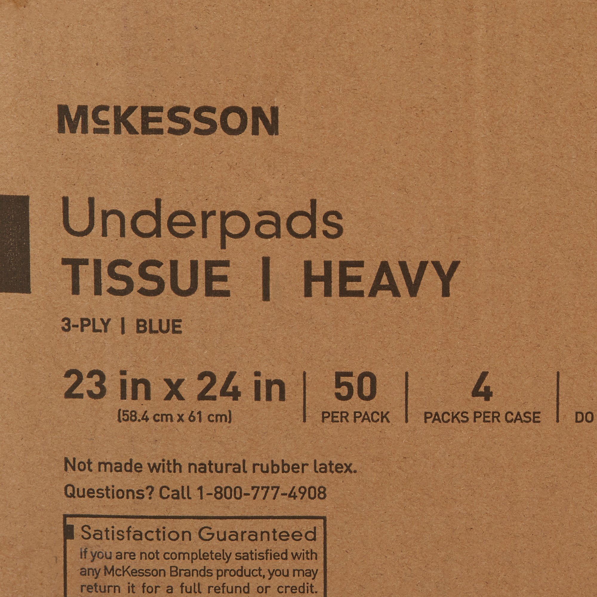 McKesson Procedure Underpad, 23 x 24 Inch (200 Units)
