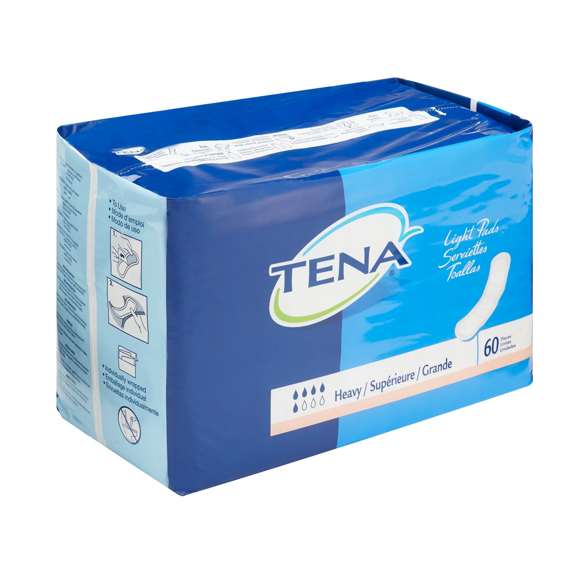 TENA Bladder Control Pads, Heavy Absorbency (60 Units)