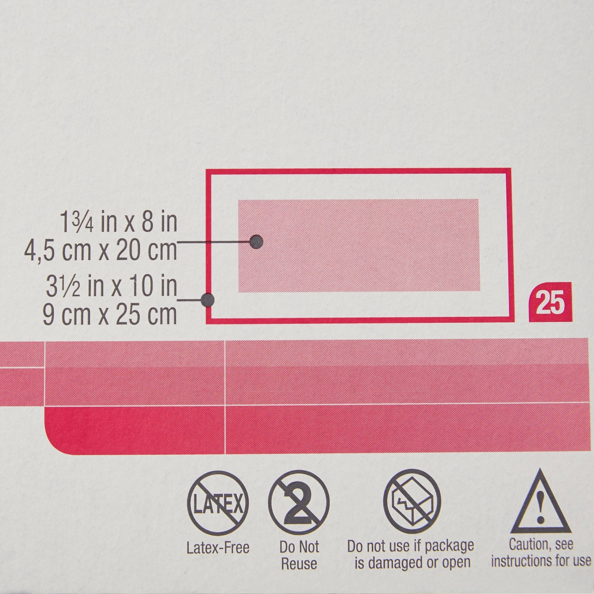 3M™ Medipore™ + Pad Soft Cloth Adhesive Dressing, 3½ x 10 Inch (25 Units)