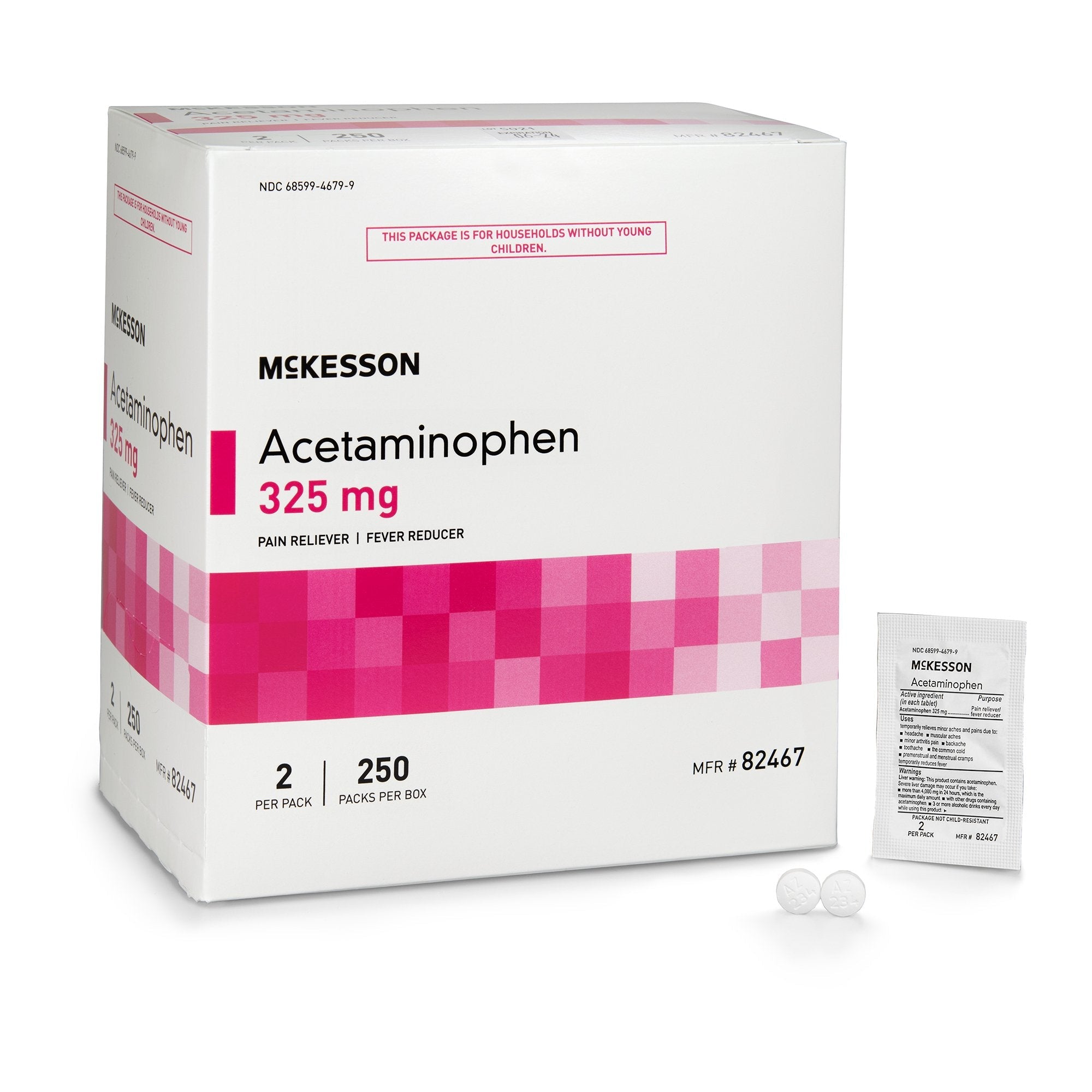 McKesson Acetaminophen Pain Relief (250 Units)