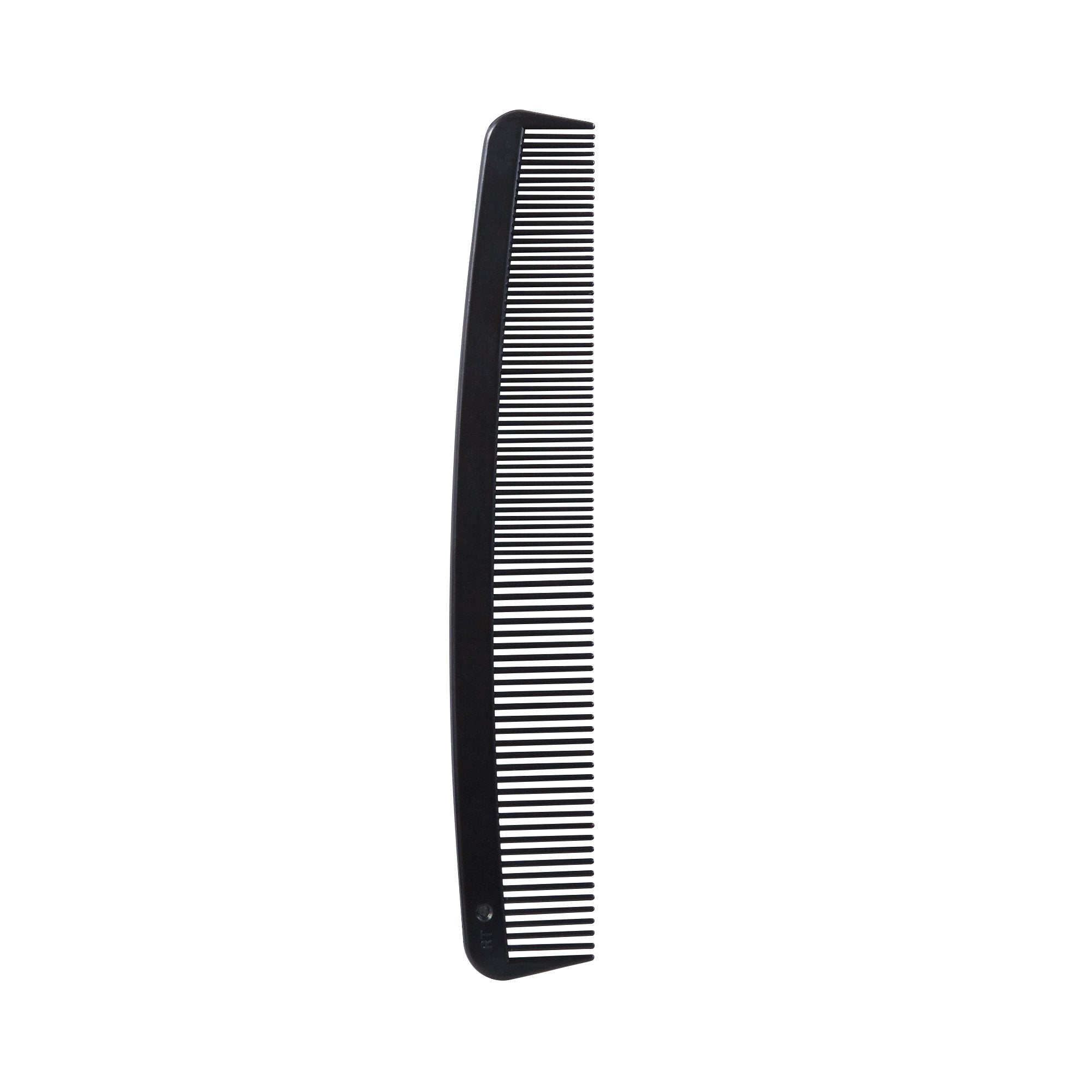 McKesson 7" Black Plastic Hair Comb (36 Units)