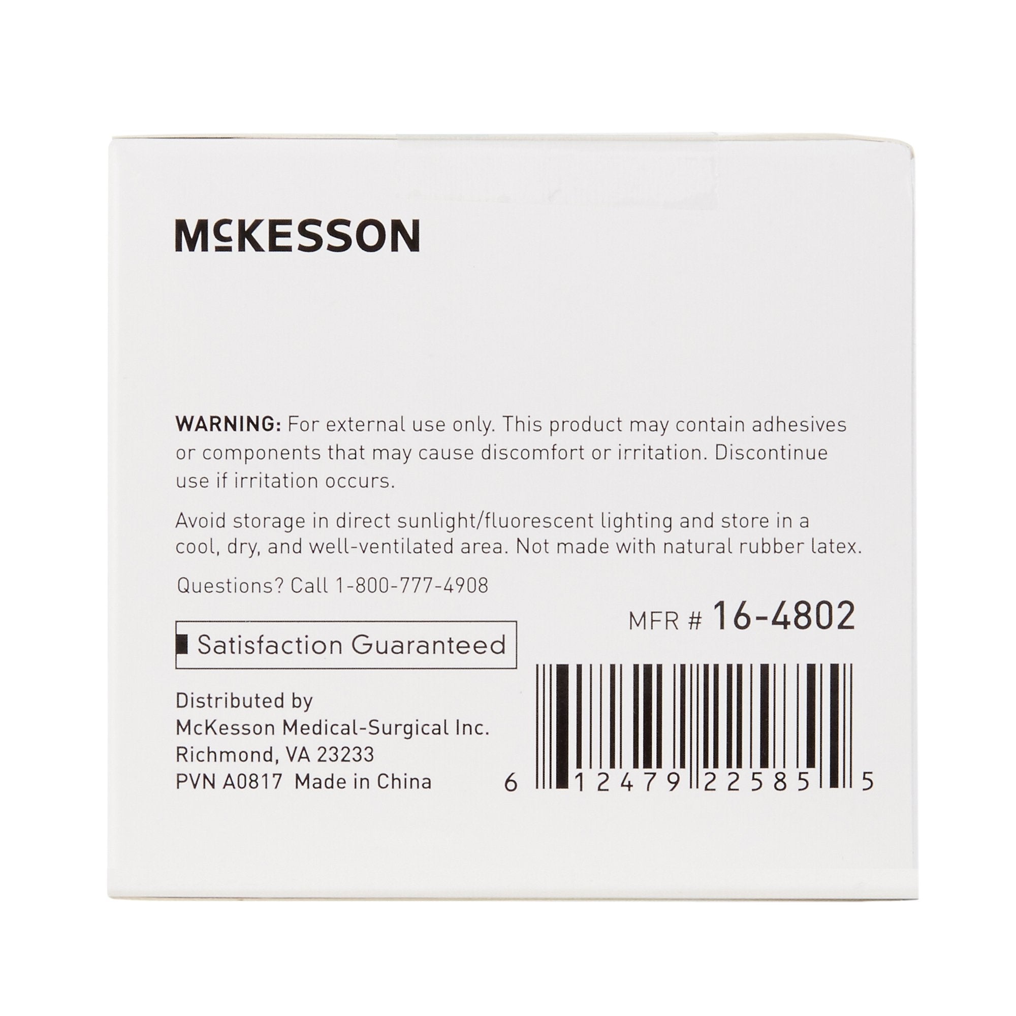 McKesson Nonwoven 2"x10yd Dressing Retention Tape, Water-Resistant, White
