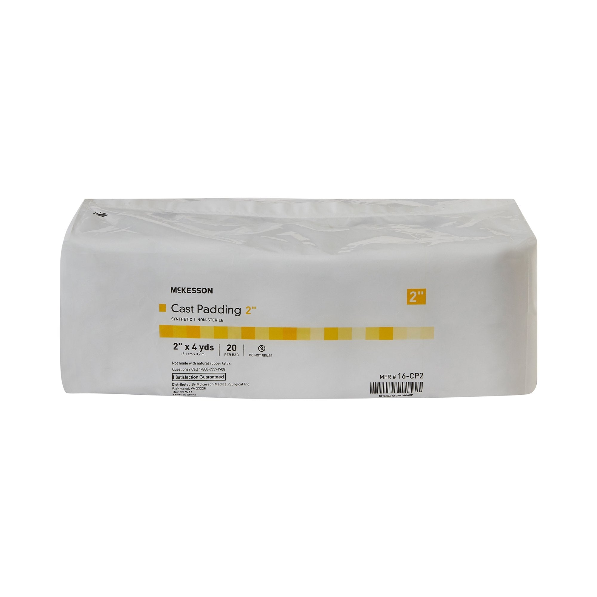 McKesson White Polyester Cast Padding, 2 Inch x 4 Yard (20 Units)