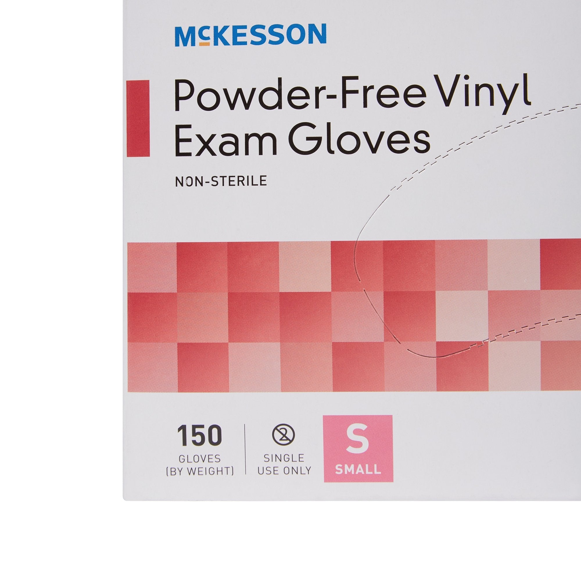McKesson Vinyl Exam Glove, Small, Clear (150 Units)