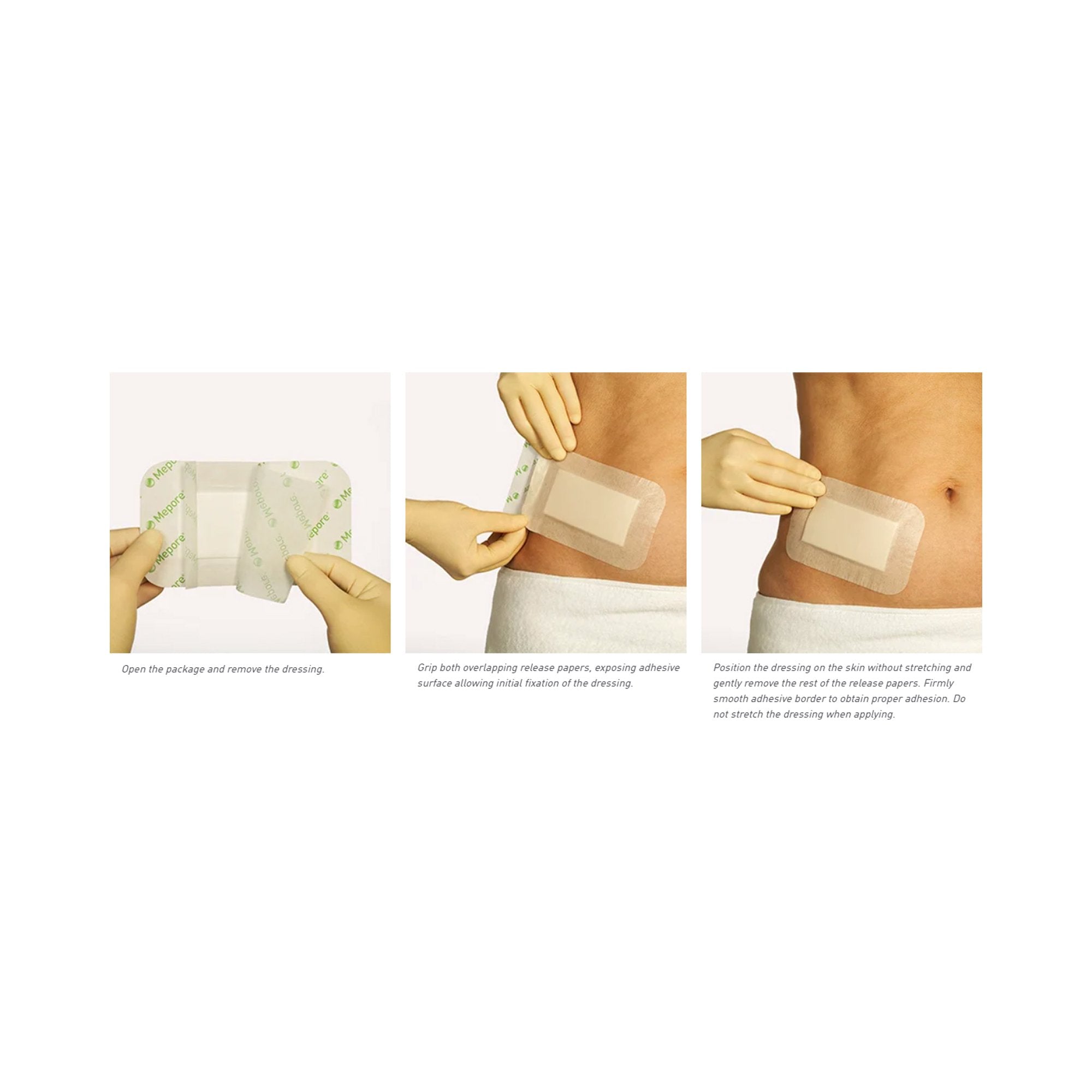 Mepore® Pro White Adhesive Dressing, 3 x 4 inch (40 Units)