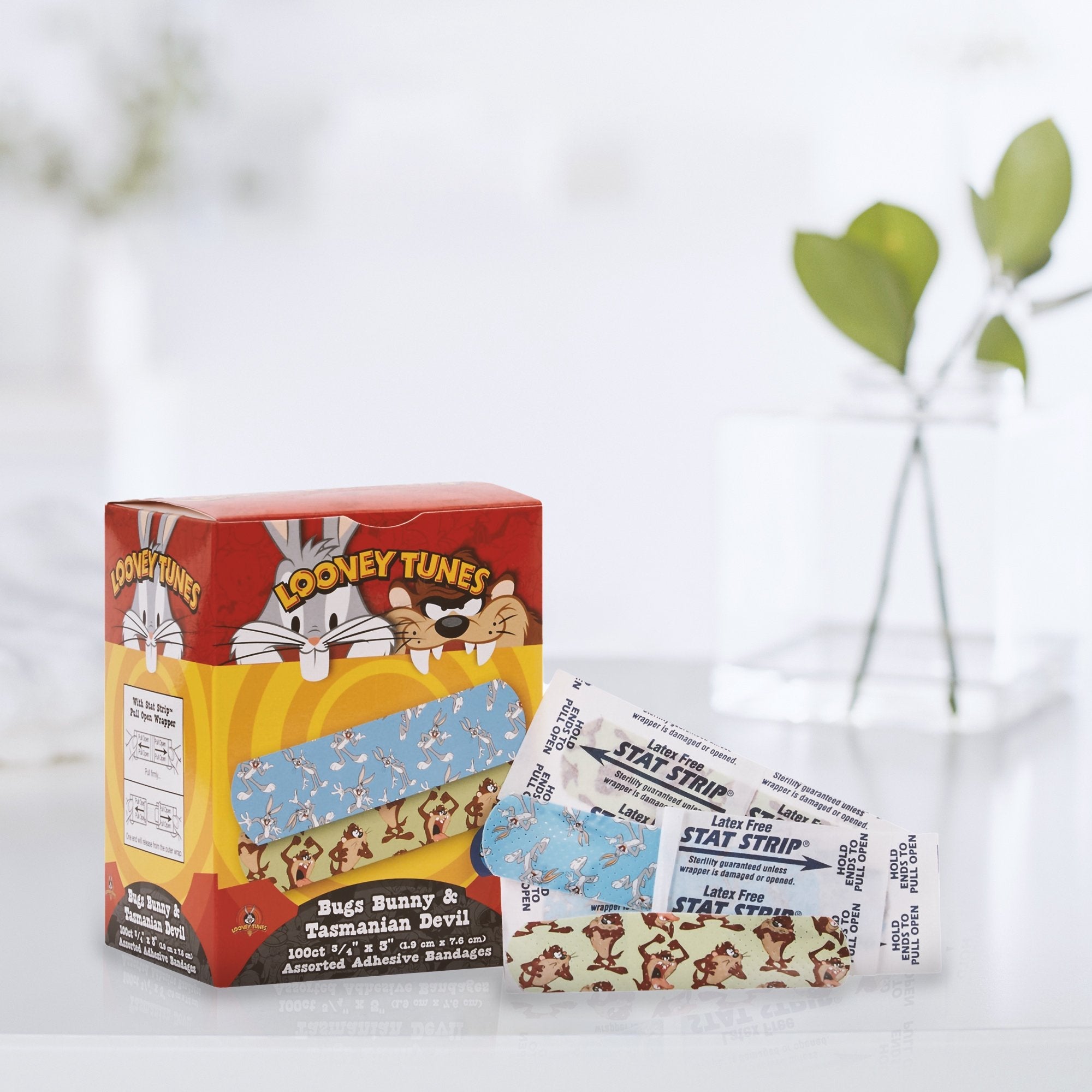 Looney Tunes™ Stat Strip® Adhesive Strip, ¾ x 3 Inch (100 Units)