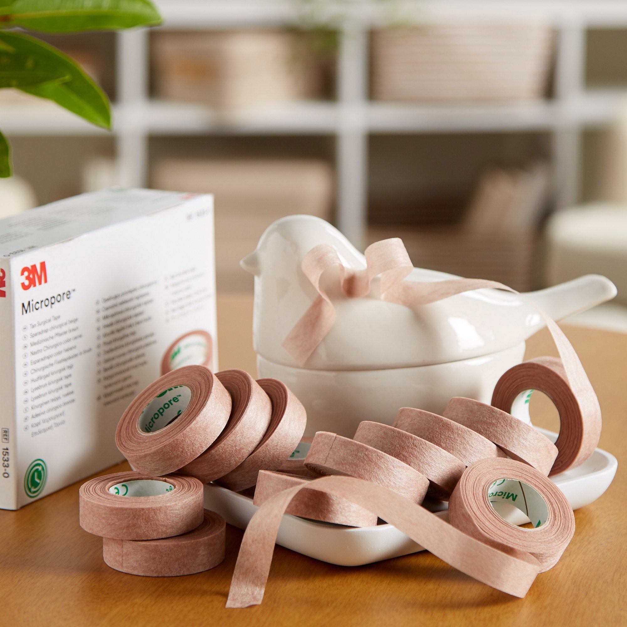 3M™ Micropore™ Paper Medical Tape, 1/2 Inch x 10 Yard, Tan (24 Units)