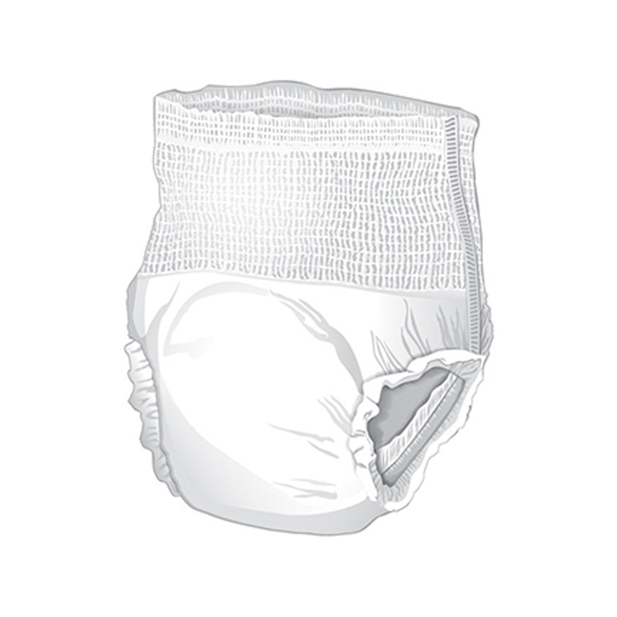 McKesson Extended Wear Maximum Absorbent Underwear, Large (14 Units)