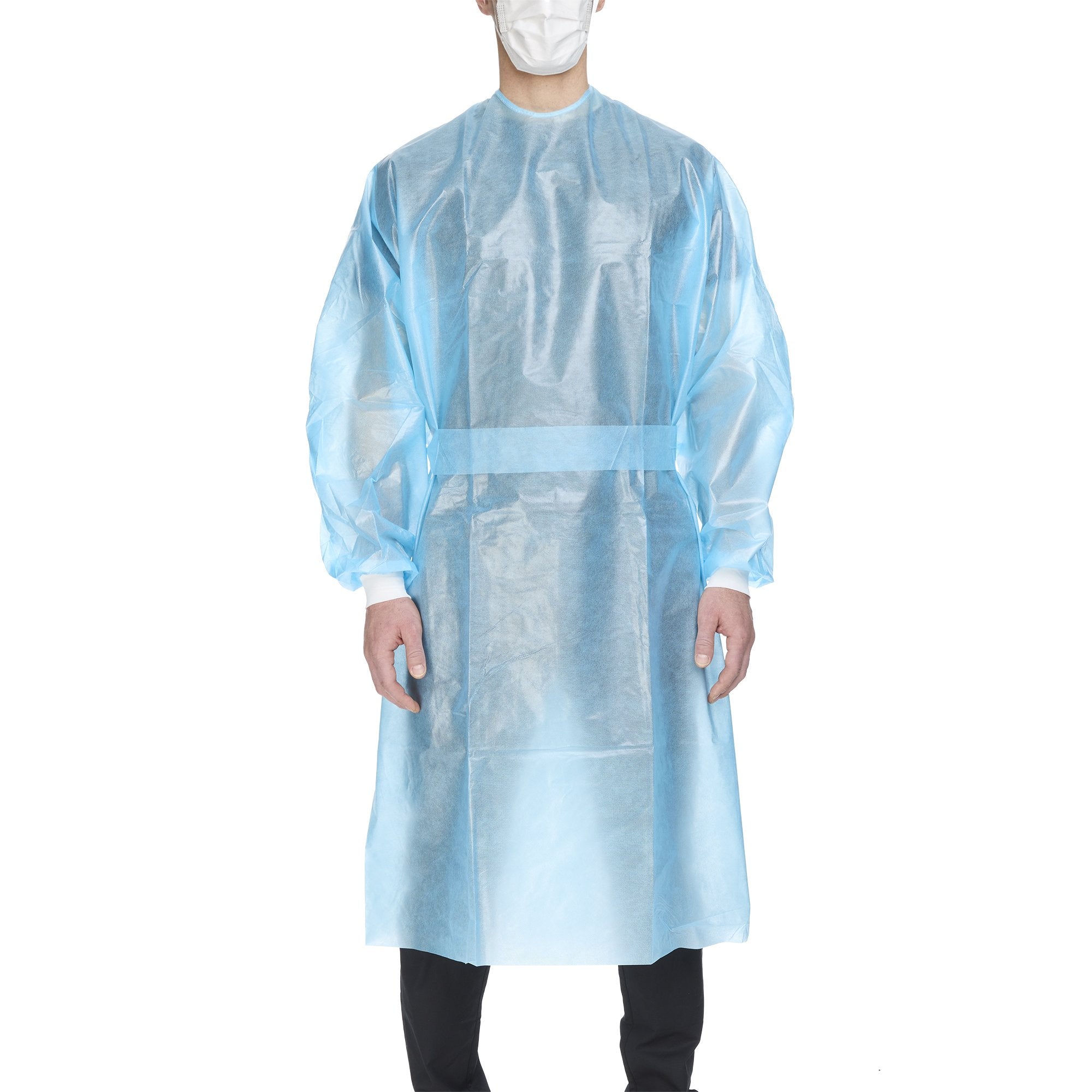 McKesson Full Back Chemotherapy Procedure Gown, Extra Large (10 Units)