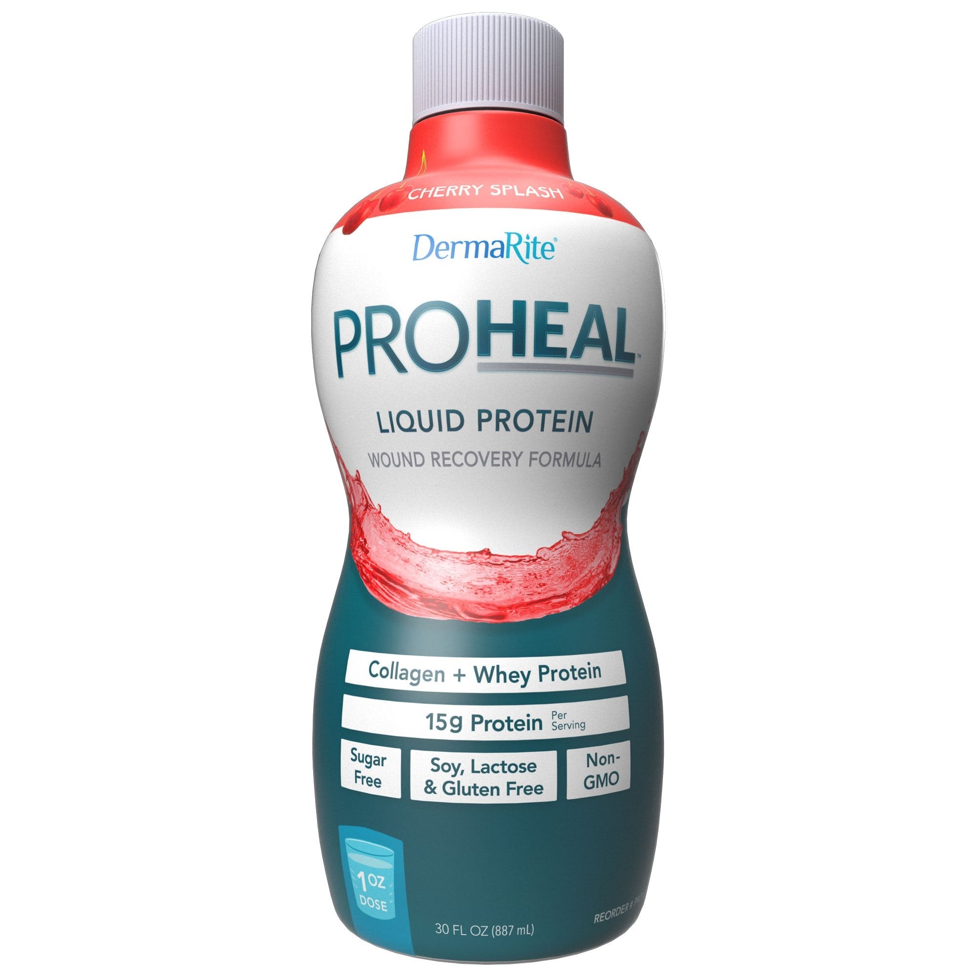 ProHeal™ Cherry Splash Liquid Protein Wound Recovery Formula, 30-ounce bottle (1 Unit)