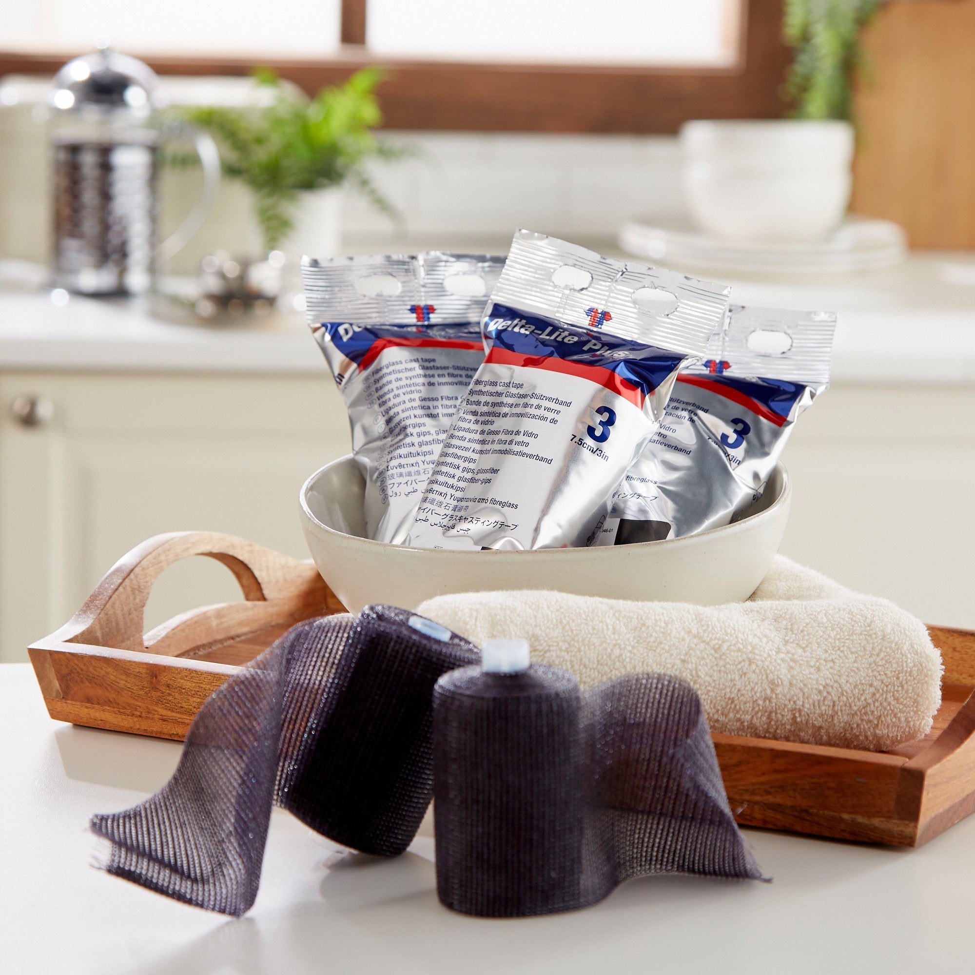 Delta-Lite® Plus Black Cast Tape, 3 Inch x 4 Yard (10 Units)