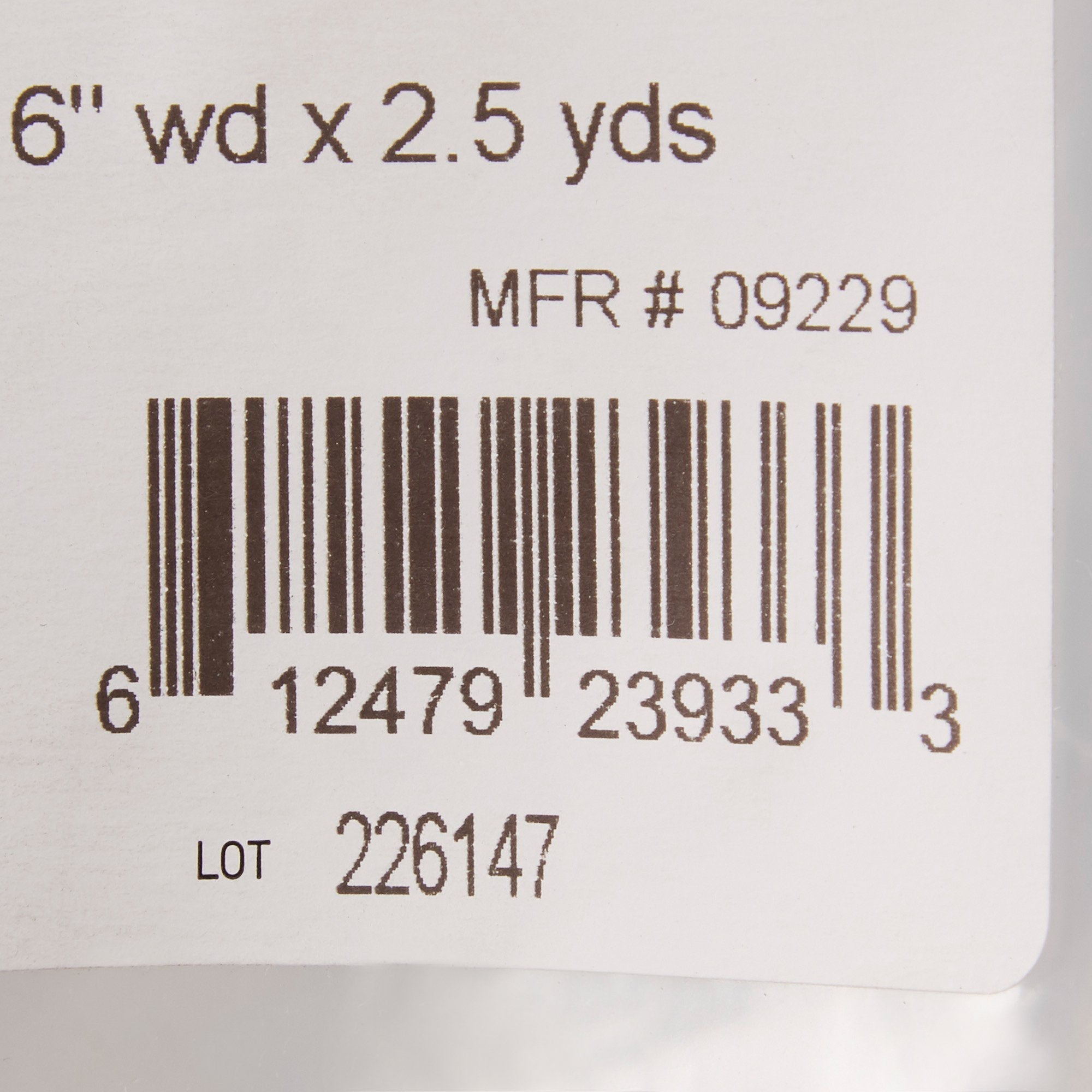 McKesson White Wool / Rayon Adhesive Orthopedic Felt Roll, 6 Inch x 2-1/2 Yard (1 Unit)