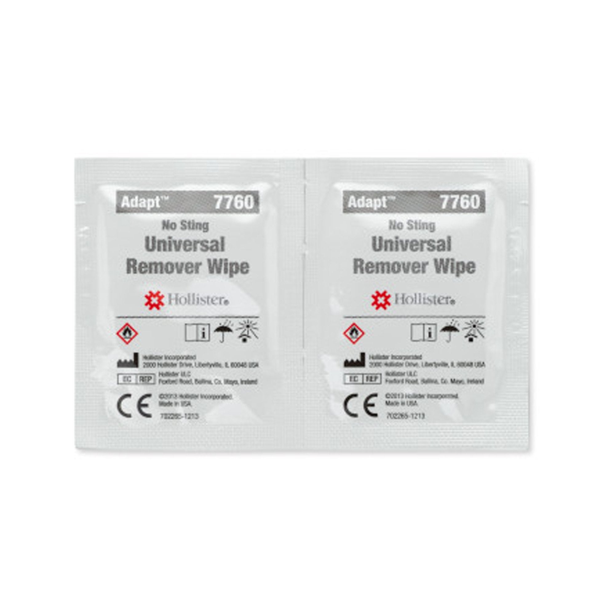 Adapt Adhesive & Barrier Remover Wipes, 1.5x2" - 50 Pack for Ostomy Care
