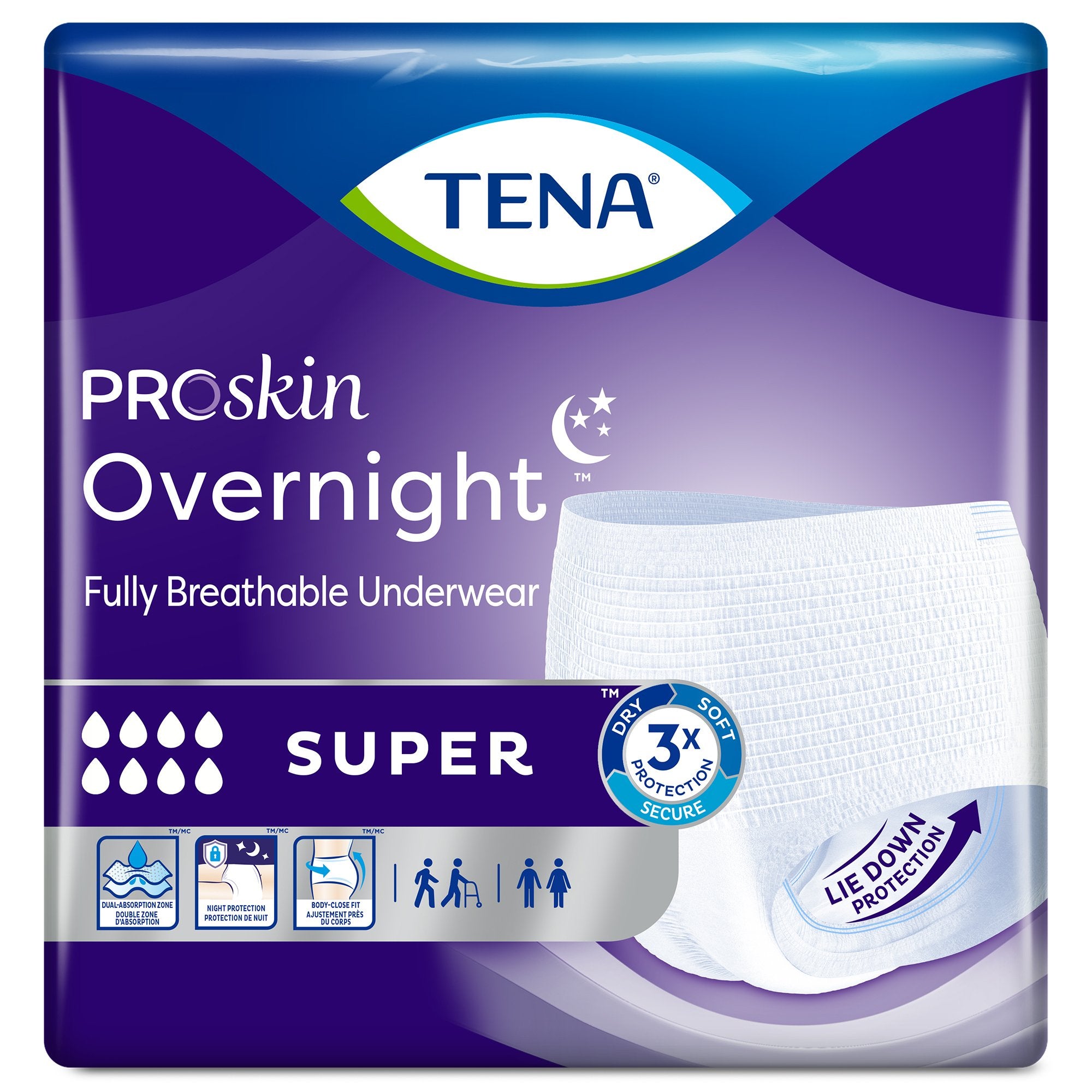 Buy Now - TENA® ProSkin™ Overnight XL Absorbent Underwear - 48
