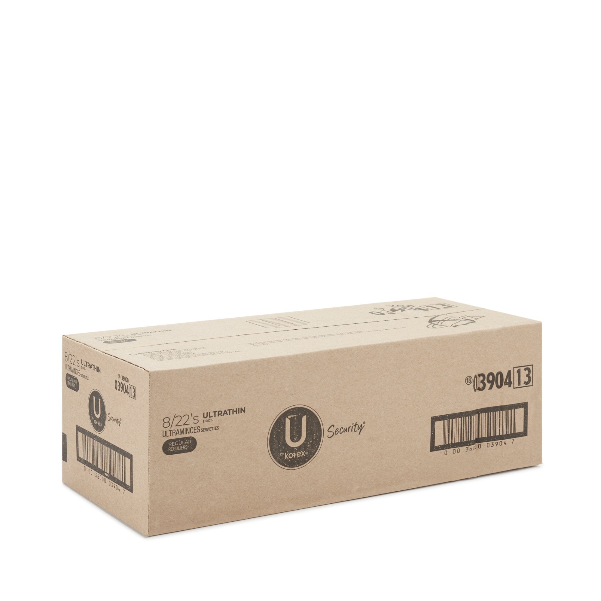 U by Kotex® Security® Ultra Thin Pad, Regular Absorbency (22 Units)