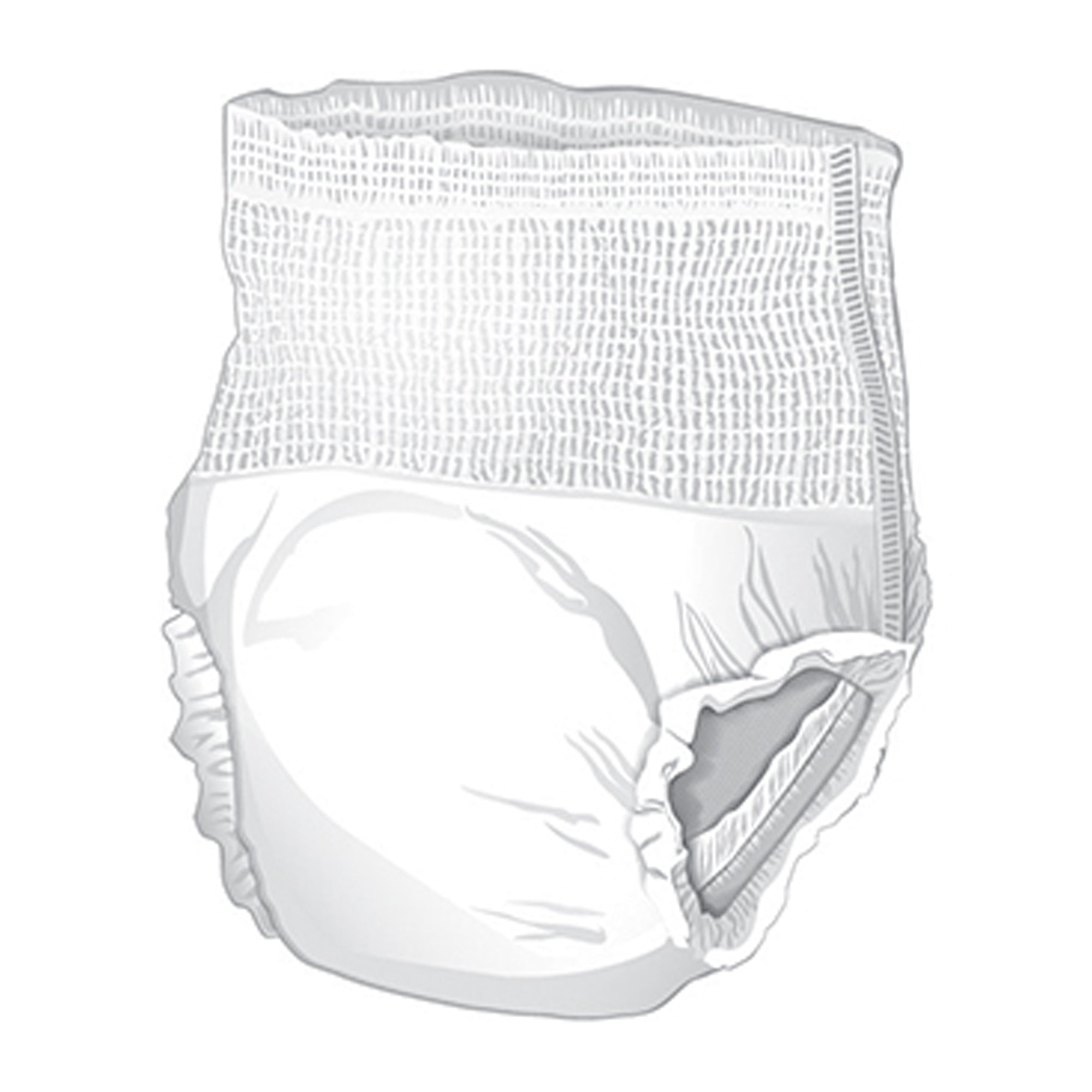 McKesson Medium Super Absorbent Adult Underwear, 20-Pack Comfort Fit