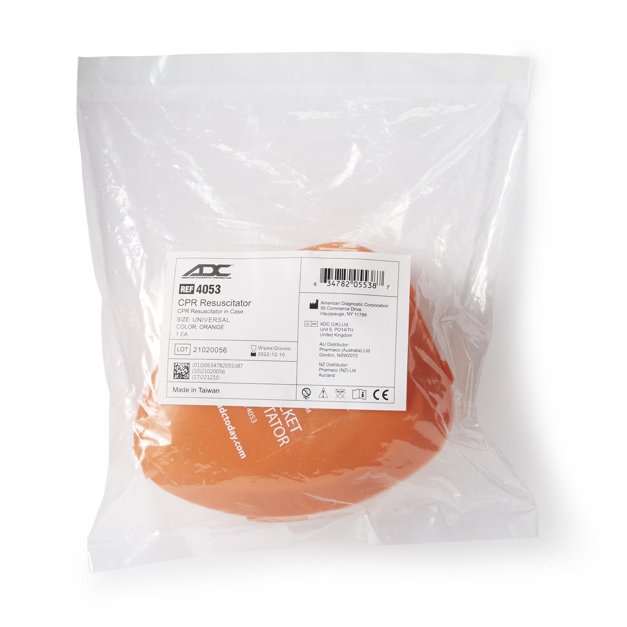 Adsafe™ CPR Pocket Resuscitation Mask (1 Unit)