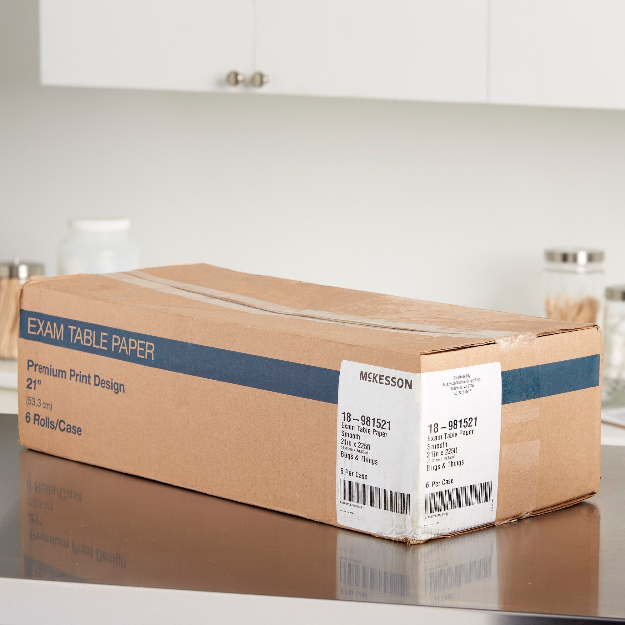 McKesson Smooth Table Paper, 21 Inch x 75 Yard, Print (Bugs and Things) (6 Units)