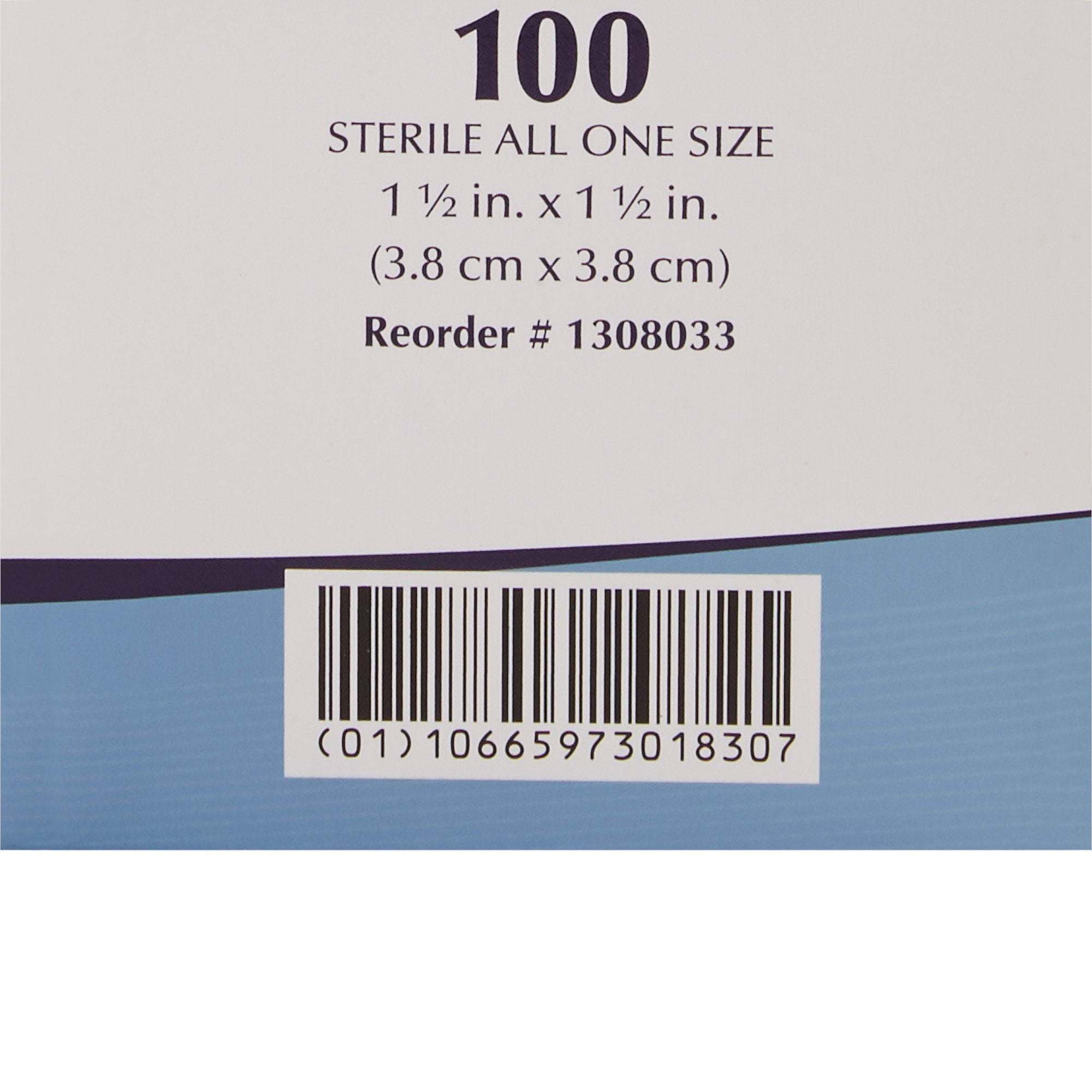 American® White Cross Sheer Adhesive Spot Bandage, 1½ x 1½ Inch (1 Unit)