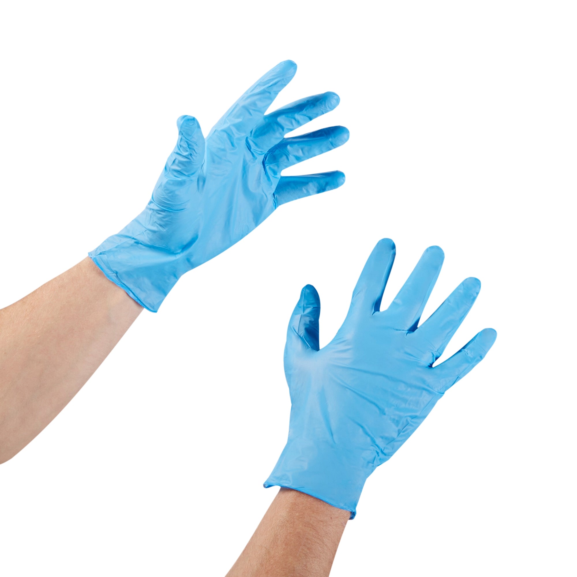 McKesson Confiderm 3.8 Nitrile Gloves, Large, Blue, NonSterile - 100 Pack