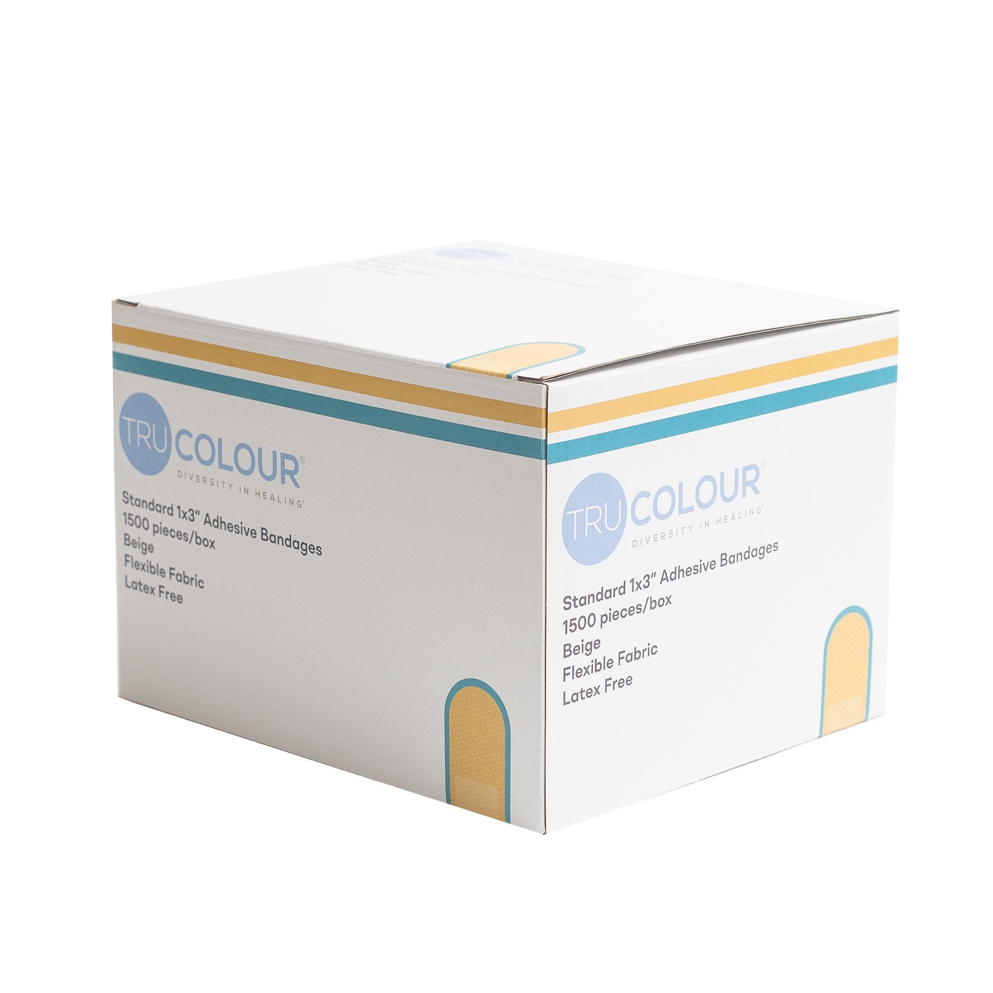 TruColour® Beige Adhesive Strip, 1 x 3 Inch (1500 Units)