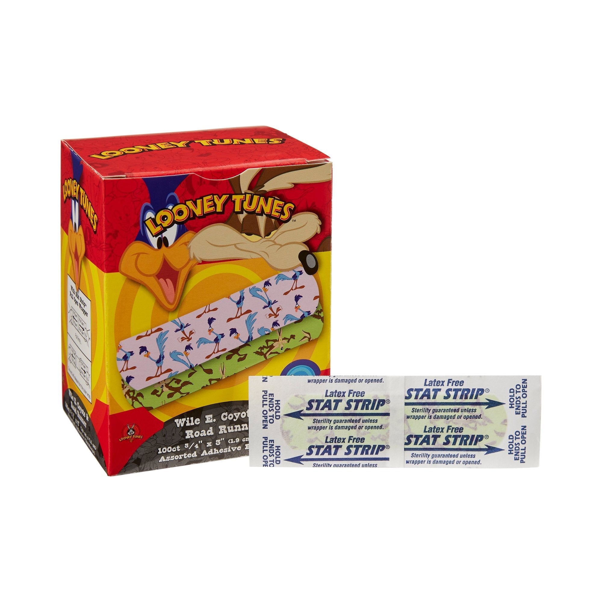 Looney Tunes™ Stat Strip® Adhesive Strip, ¾ x 3 Inch (100 Units)