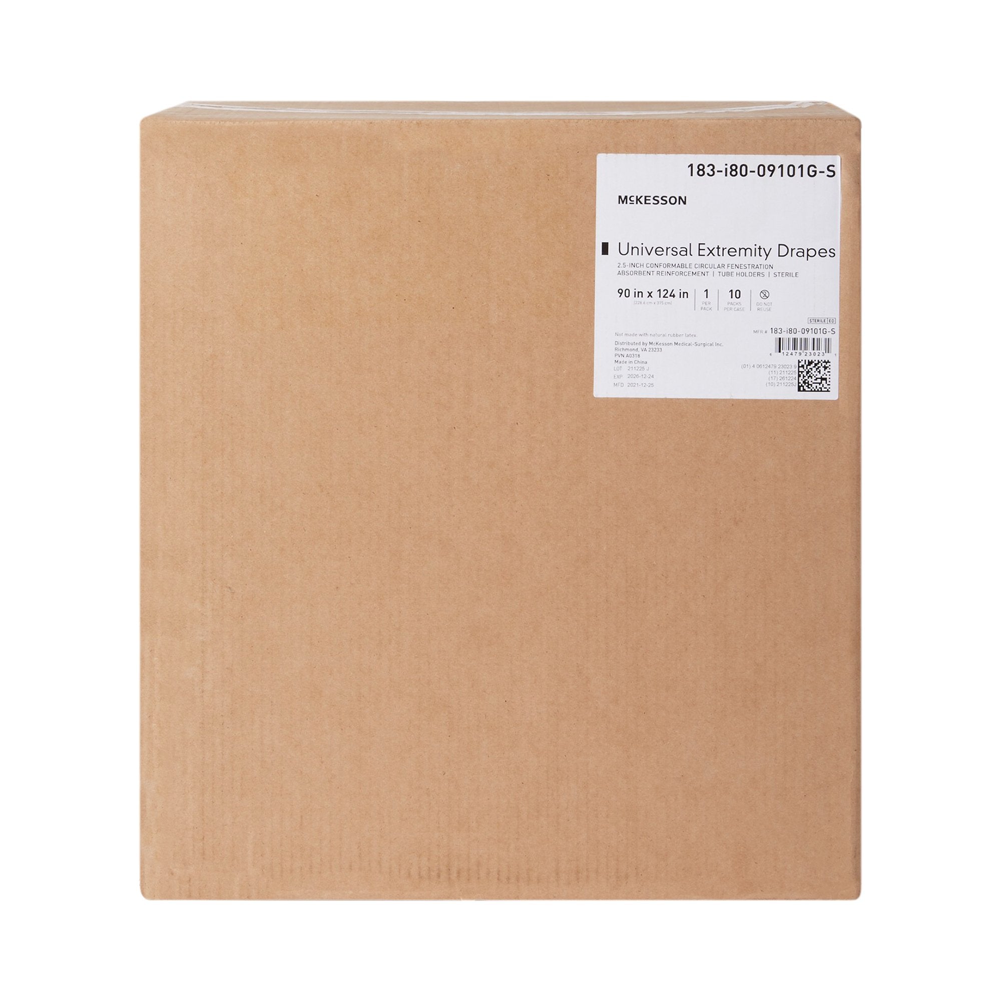 McKesson Sterile Universal Extremity Orthopedic Drape, 90 x 124 Inch (1 Unit)