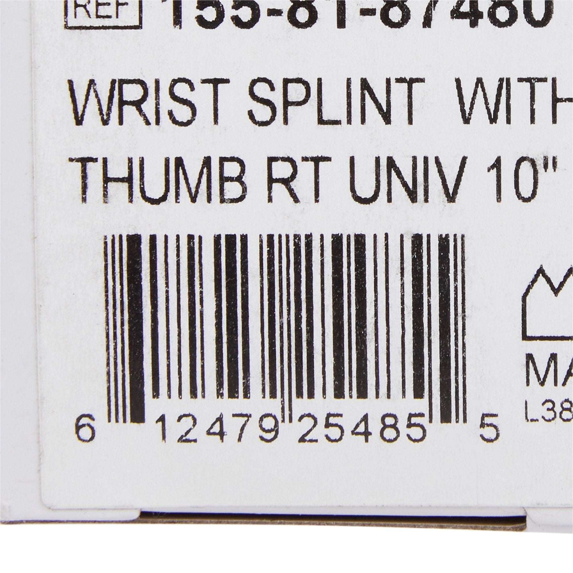 McKesson Right Wrist Splint with Abducted Thumb, One Size Fits Most (1 Unit)