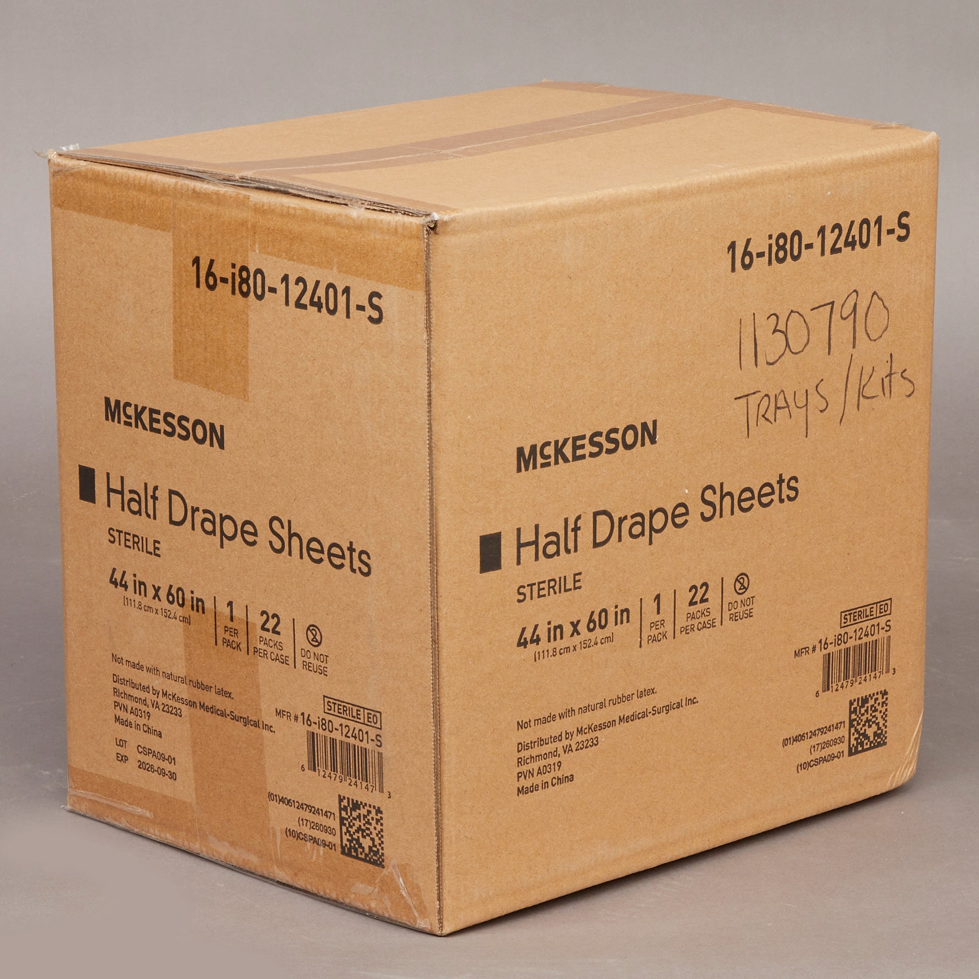 McKesson Sterile Half General Purpose Drape, 60 x 44 Inch (1 Unit)