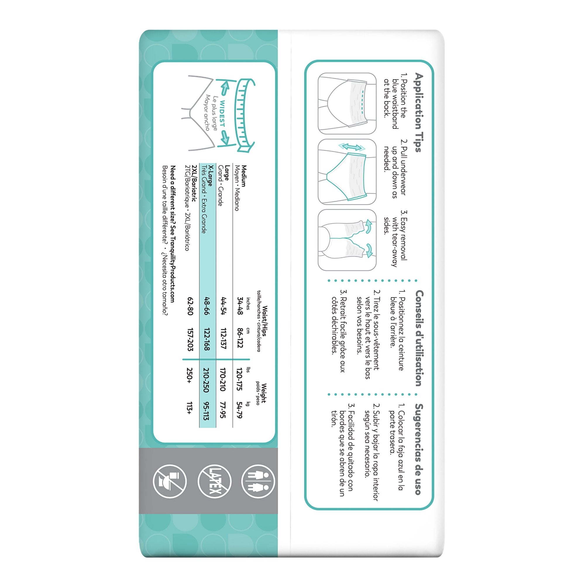 Select® Heavy Protection Absorbent Underwear, Extra Large (14 Units)