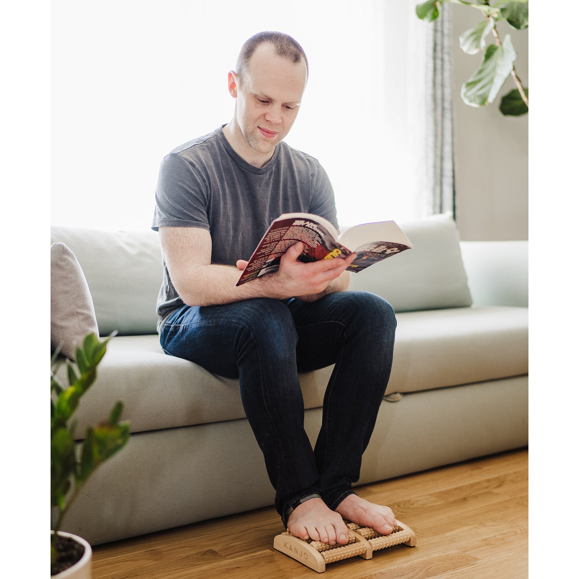 Kanjo Acupressure Foot Pain Relief Multi-Roller (20 Units)