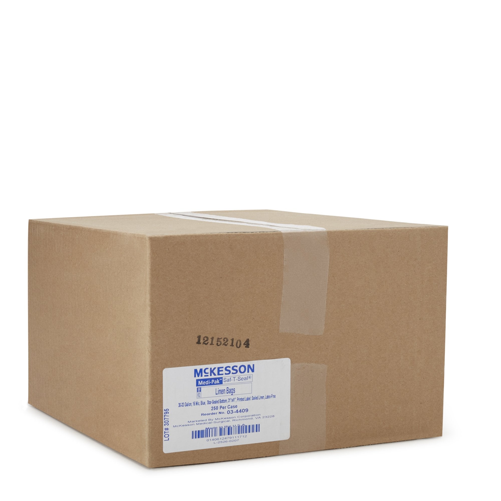 McKesson SAF-T-SEAL® Linen Bag, 30-33 ga (250 Units)