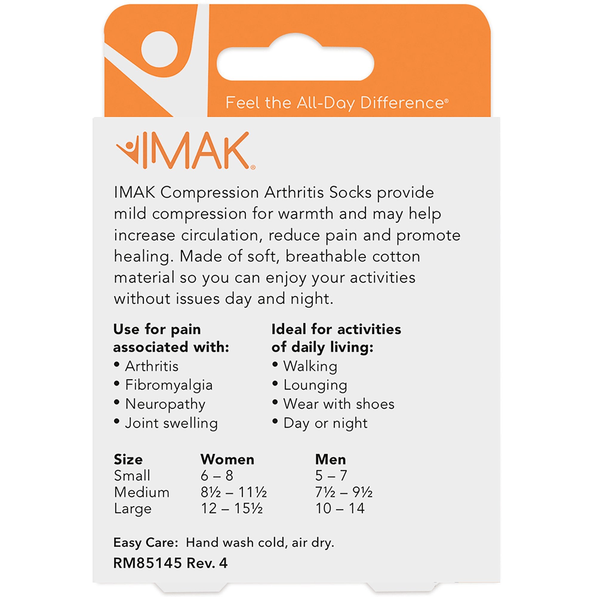 IMAK® Compression Arthritis Socks, Small (1 Unit)