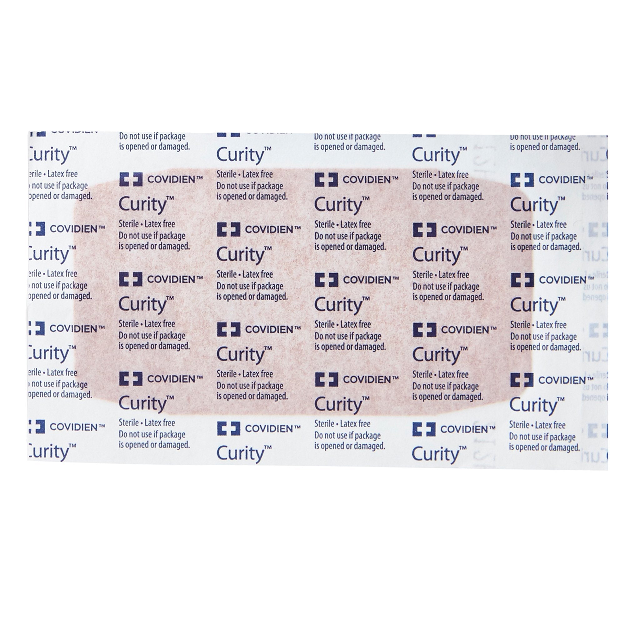Curity™ Tan Adhesive Strip, 2 x 3-1/4 Inch (50 Units)