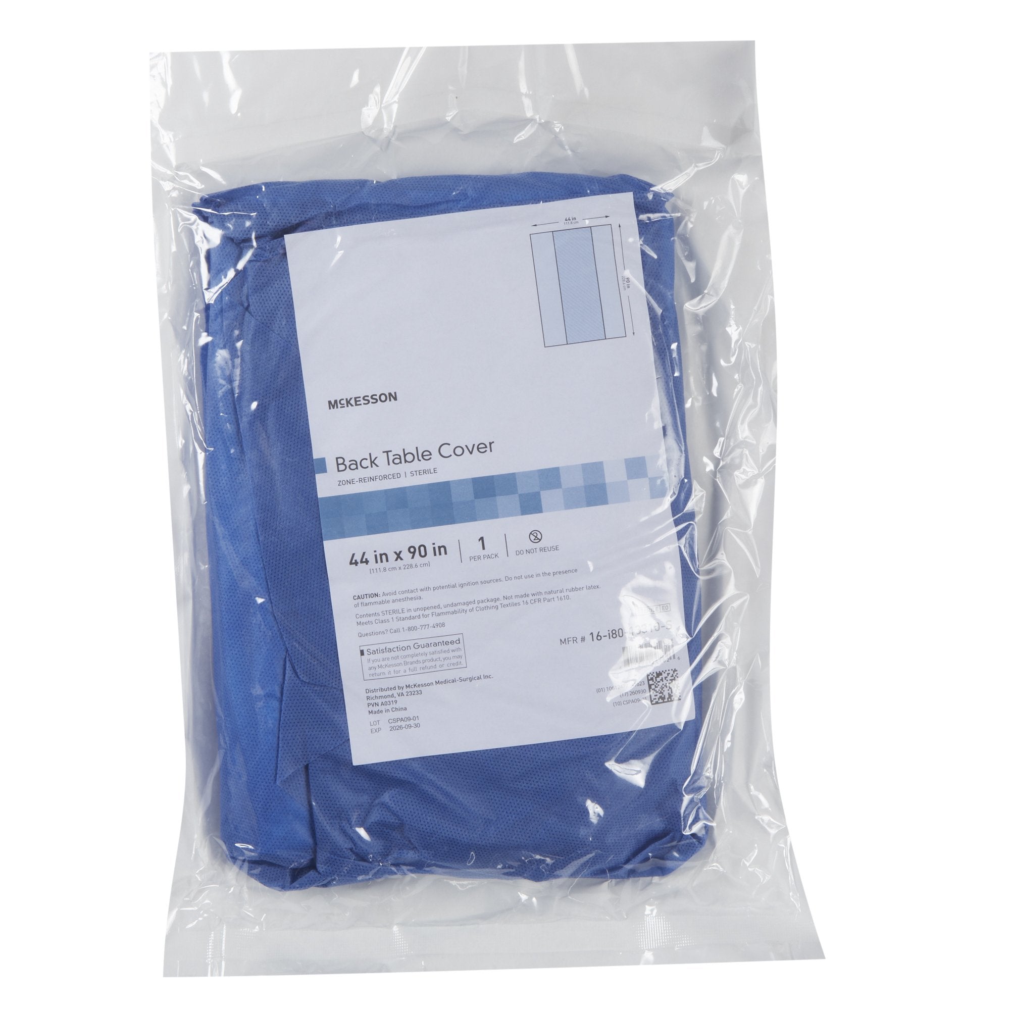 McKesson Table Drape, 44 x 90 Inch (1 Unit)