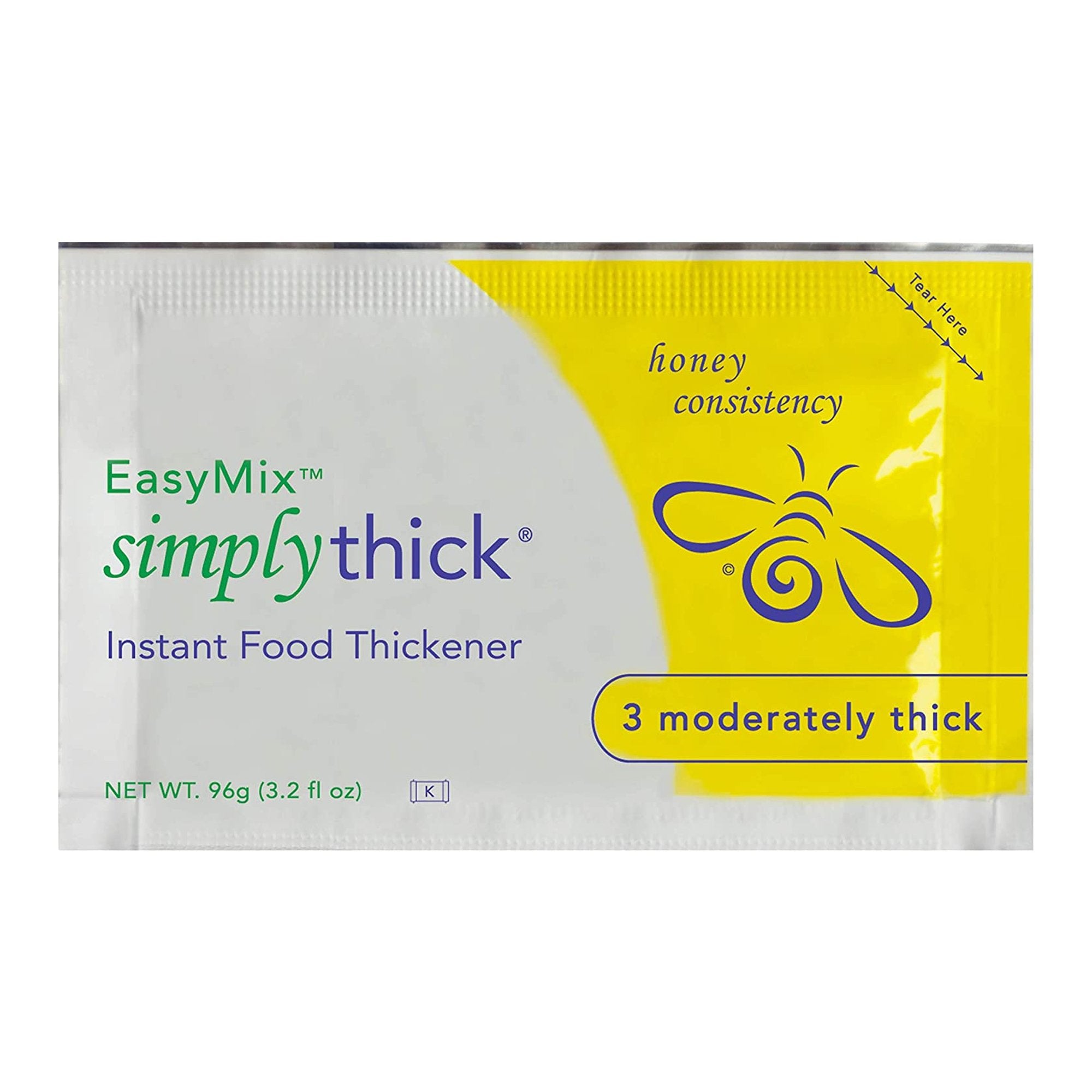 SimplyThick® Easy Mix™ Food and Beverage Thickener, Unflavored Gel, Honey Consistency (25 Units)