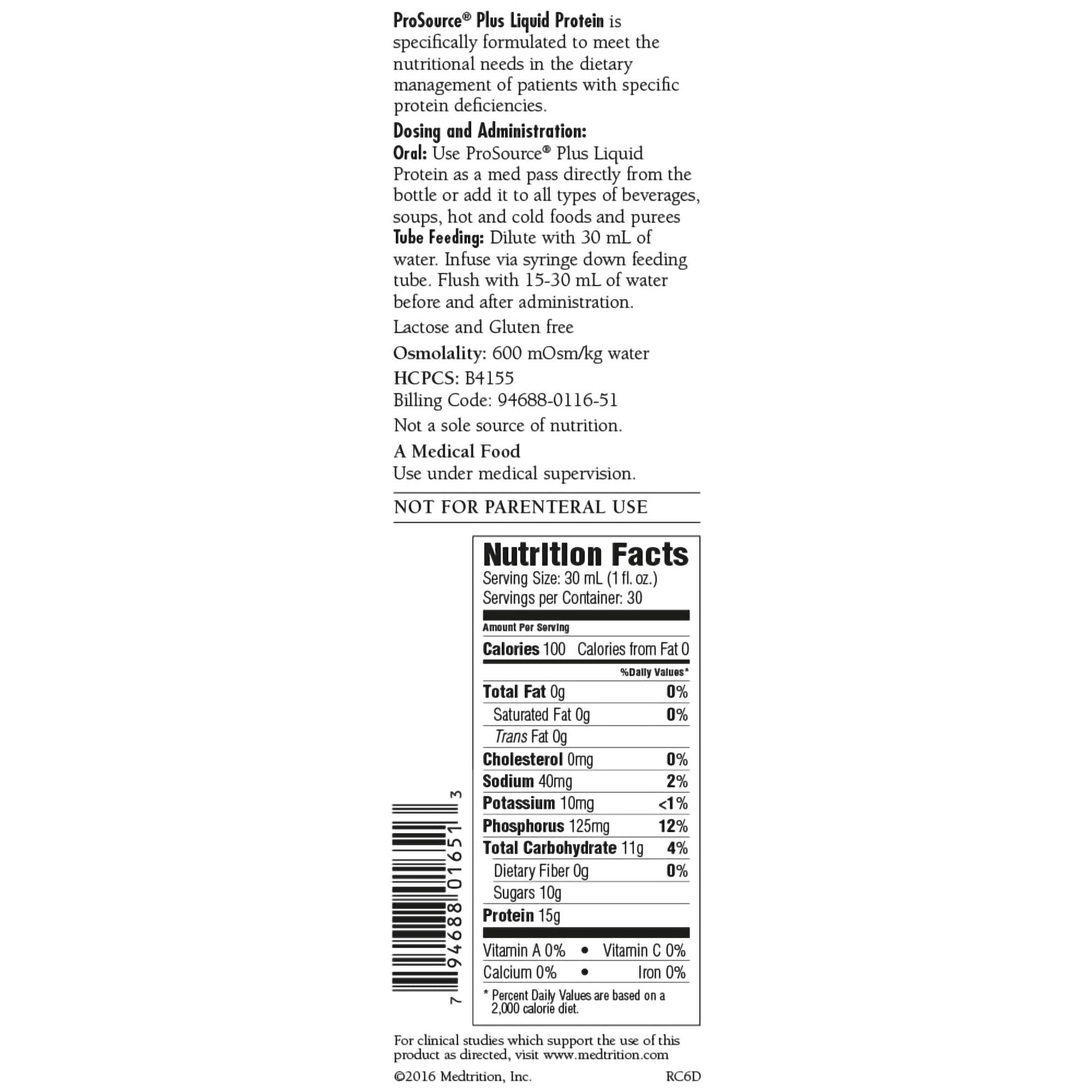 ProSource Plus™ Collagen and Whey Protein Formula, 32-ounce Bottle (1 Unit)