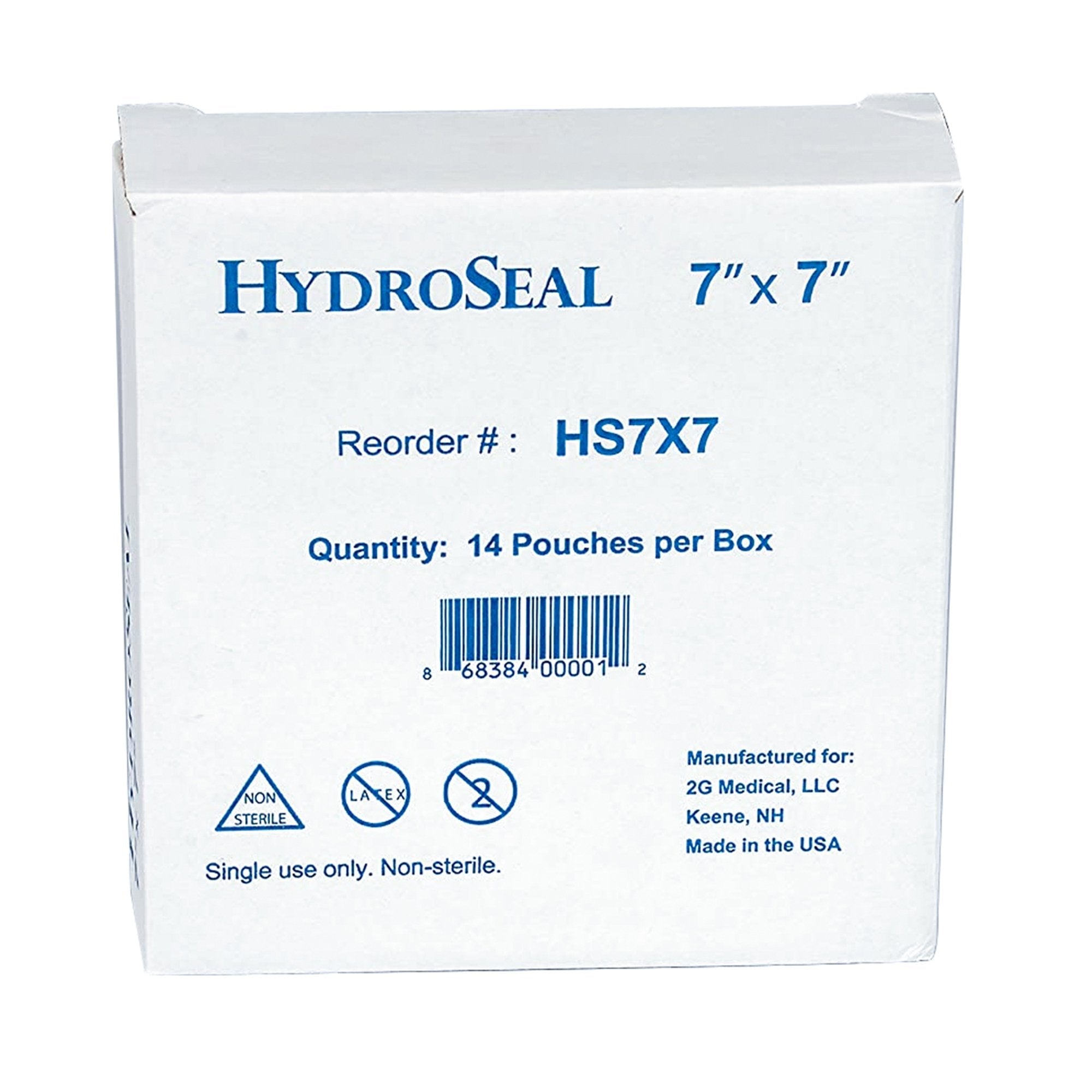 HydroSeal Wound Protector, Clear, 7 x 7 inch, Disposable (14 Units)