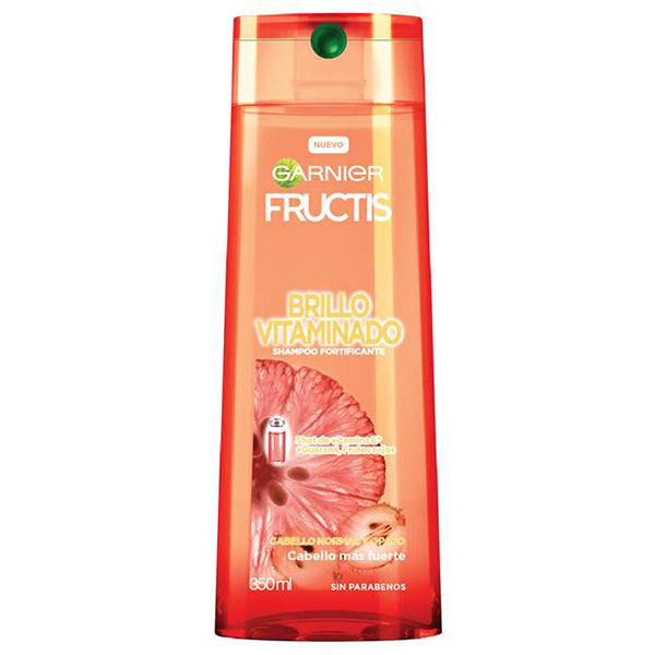 Buy Now - Garnier Fructis Vitamin Shine Shampoo: Paraben Free, Strengthens  & Softens Hair, 350ML/11.83FL Oz