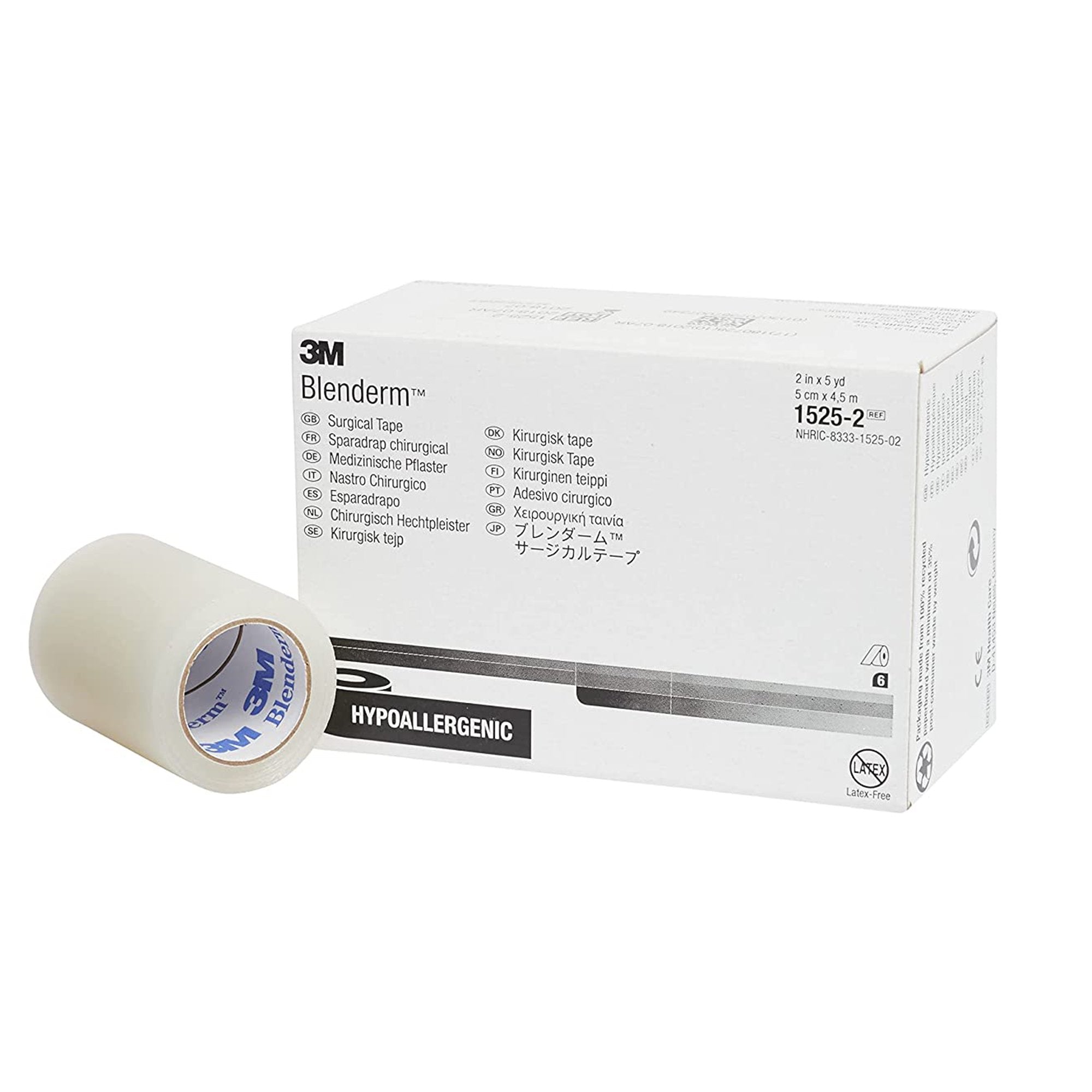 3M™ Blenderm™ Plastic Medical Tape, 2 Inch x 5 Yard, Transparent