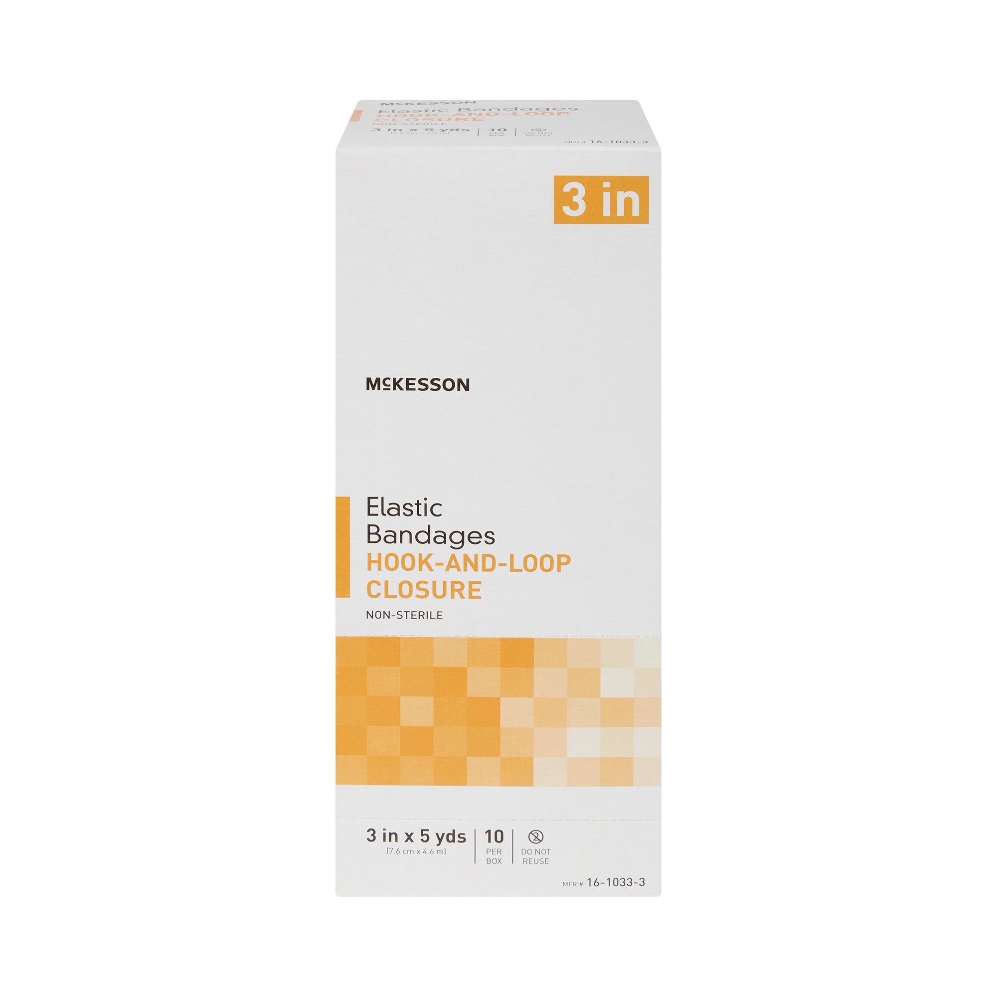 Elastic Bandage McKesson 3 Inch X 5 Yard Single Hook and Loop Closure Tan NonSterile Standard Compression - image 6