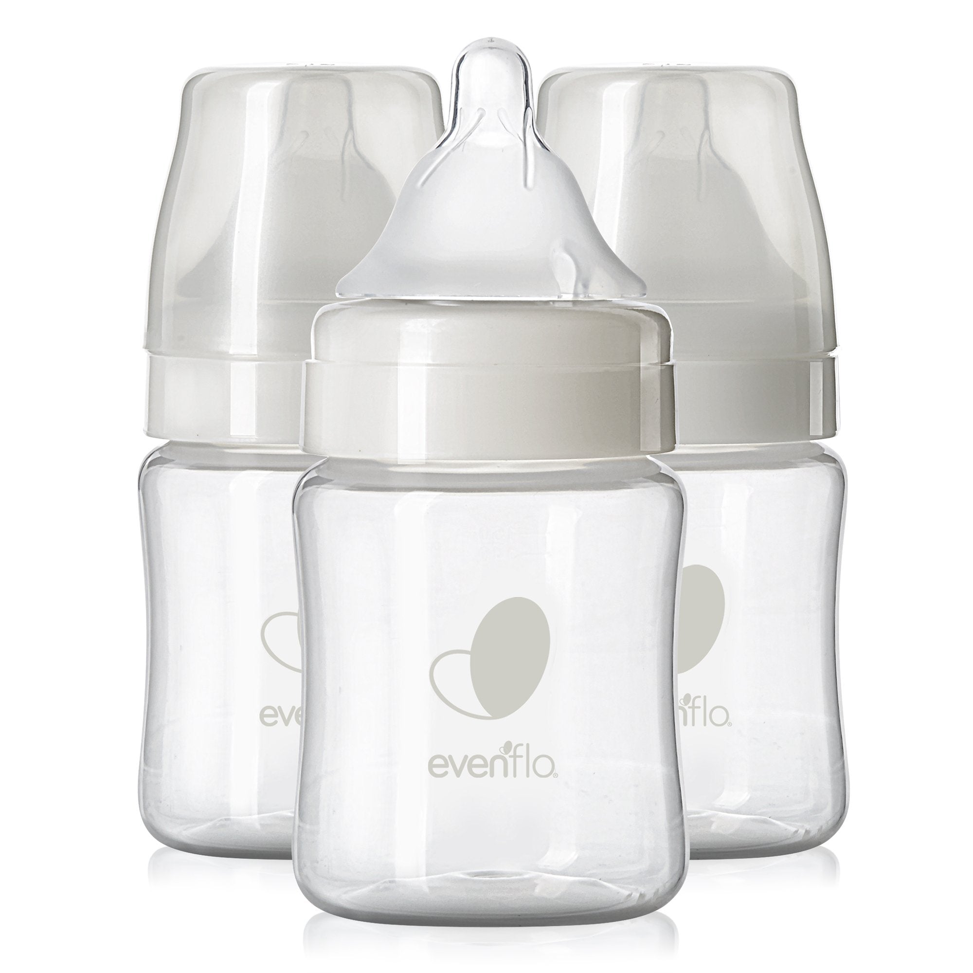 Baby Bottle Evenflo Balance+ Wide Neck 5 oz. Food Grade Material Clear