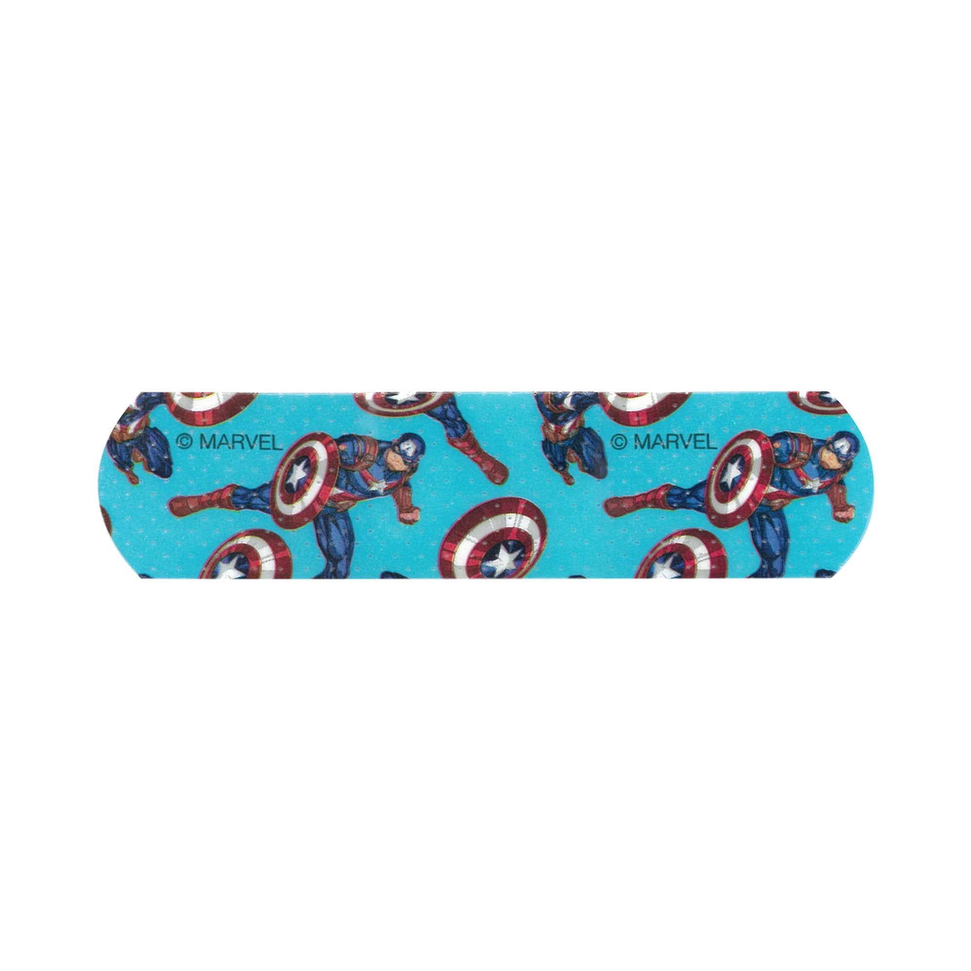 Adhesive Strip Stat Strip® Plastic Kid Design (Captain America / Iron Man) 3/4 X 3 Inch Sterile - image 2