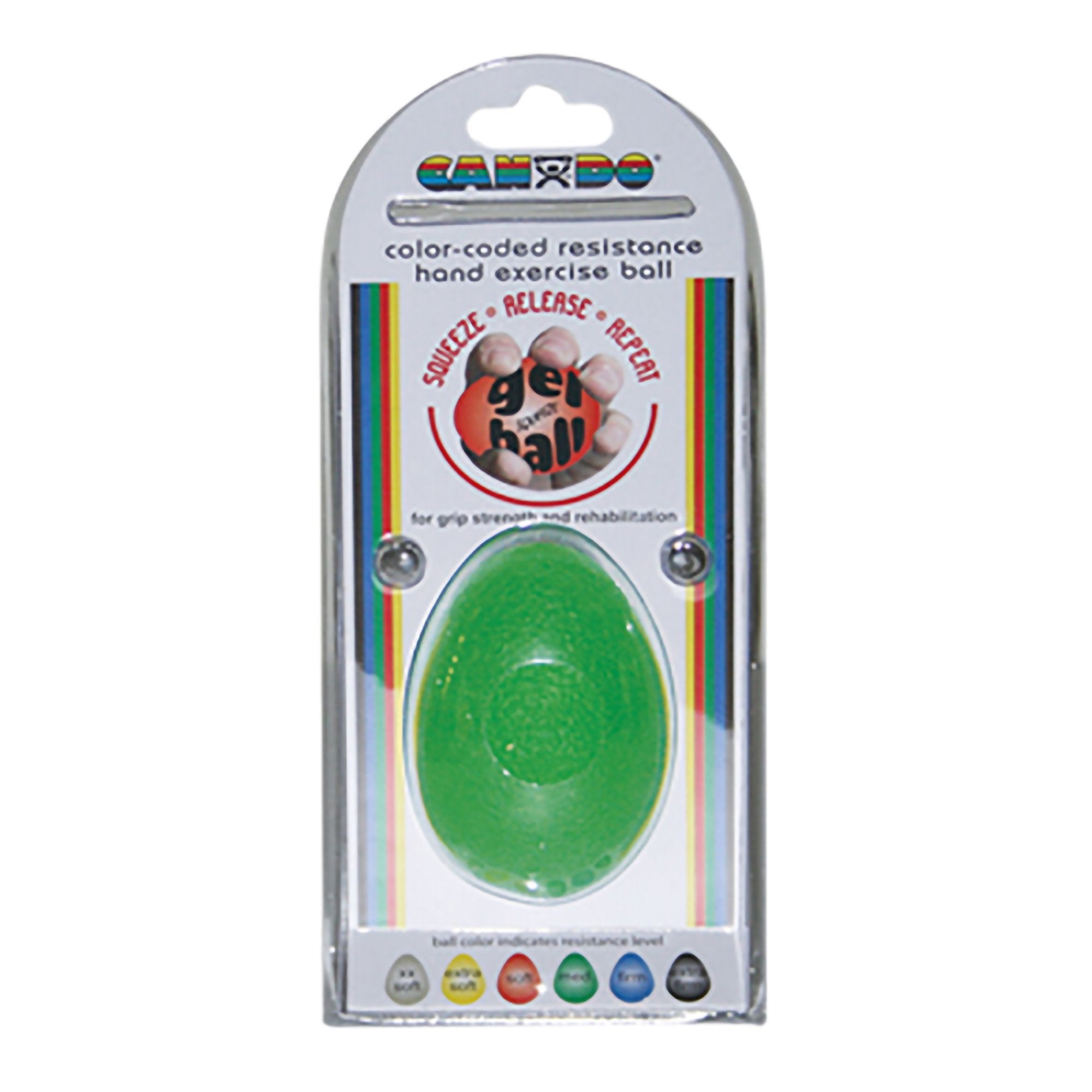 Squeeze Ball CanDo® Green Large Medium Resistance - image 2