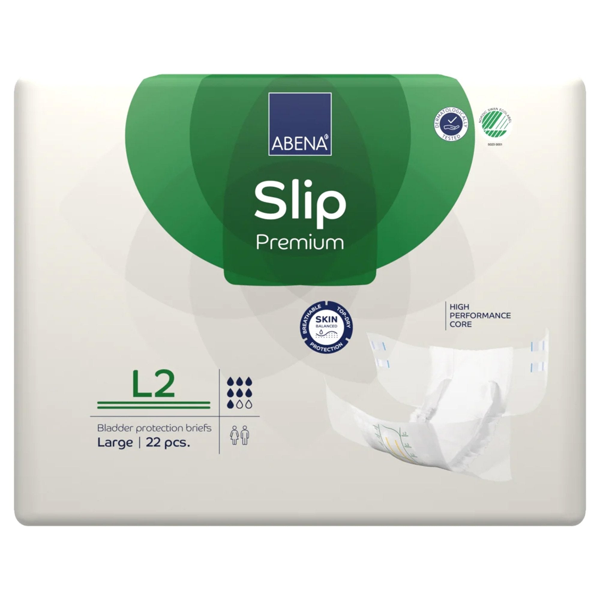 Incontinence Brief Abena® Slip Premium L2 Adult Large Unisex Disposable Heavy Absorbency - image 5