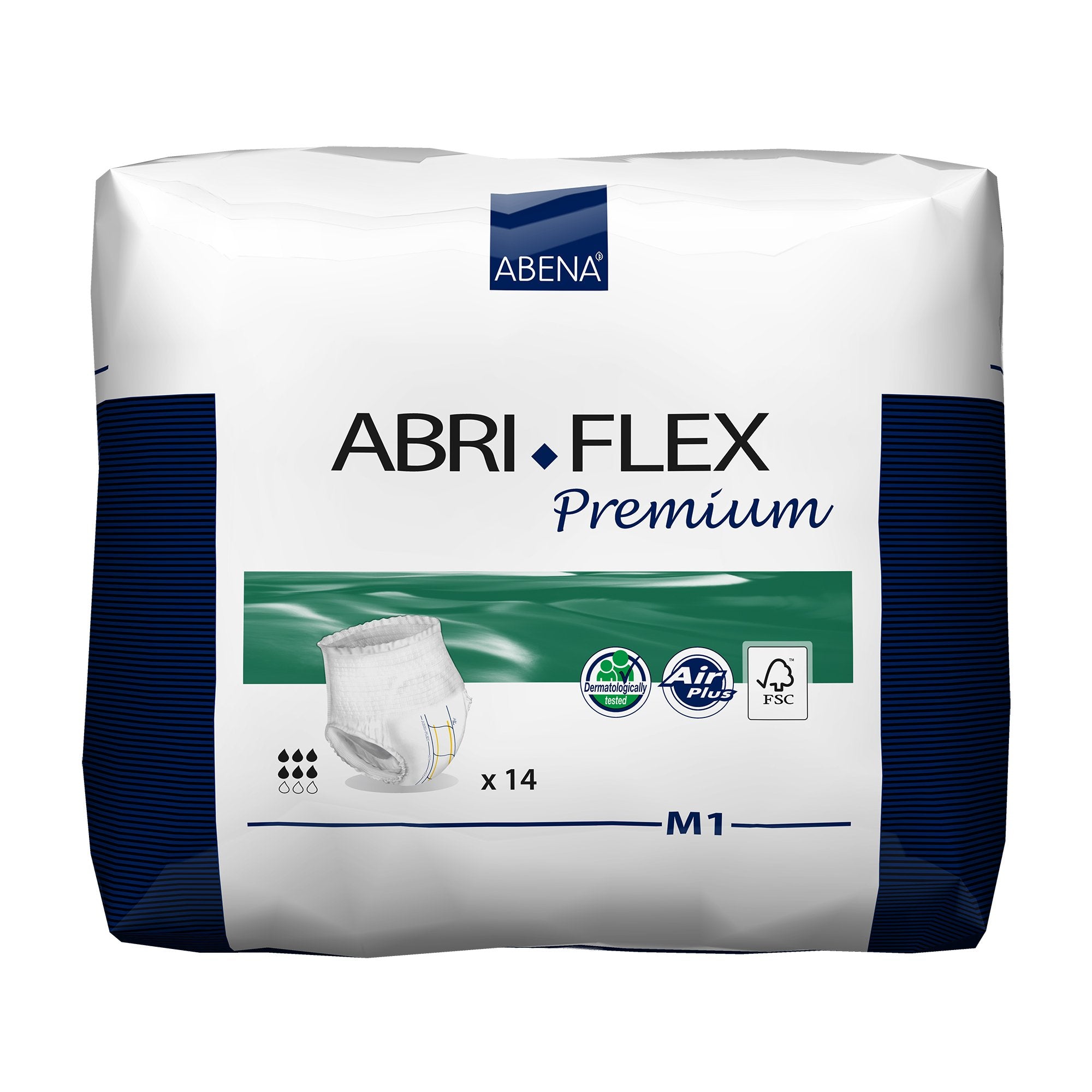 Absorbent Underwear Abri-Flex™ Premium M1 Pull On with Tear Away Seams Adult Medium Unisex Disposable Moderate Absorbency - image 2