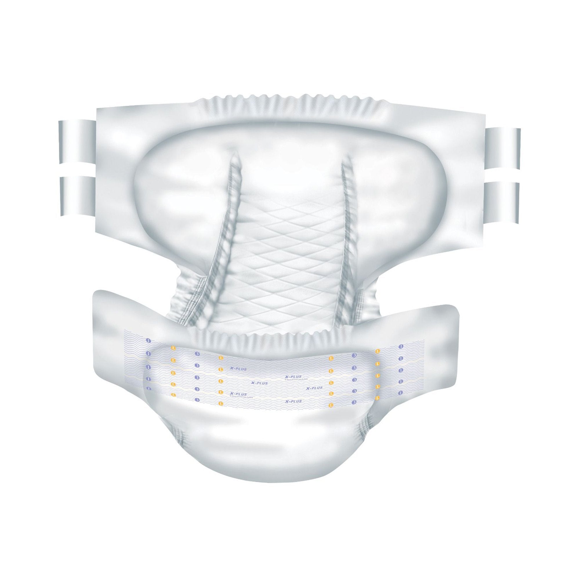 Incontinence Brief Total Dry™ X-Plus Adult X-Large Unisex Disposable Heavy Absorbency - image 5