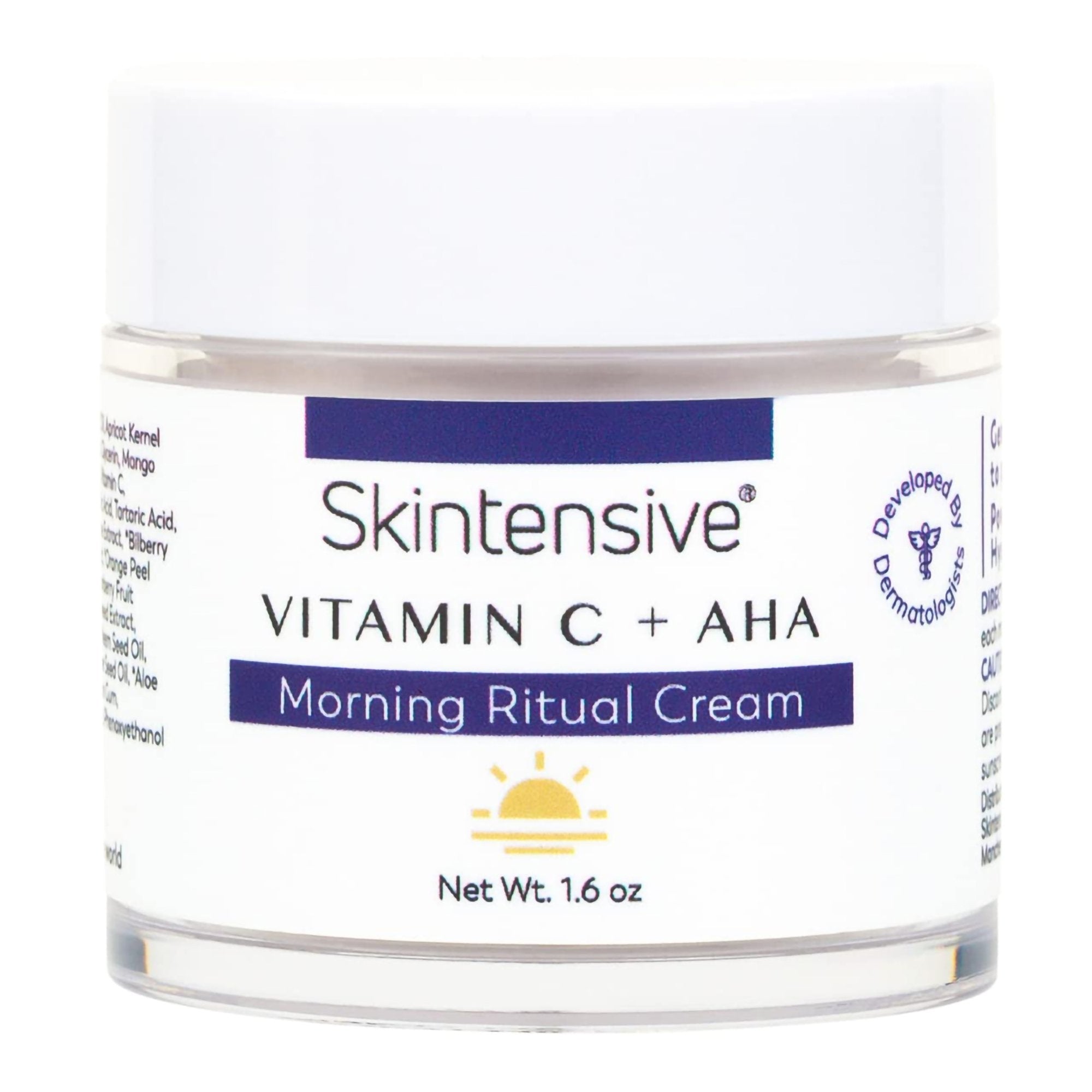 Facial Moisturizer Skintensive® Vitamin C + AHA Morning Ritual Cream 1.6 oz. Jar Unscented Cream - image 2