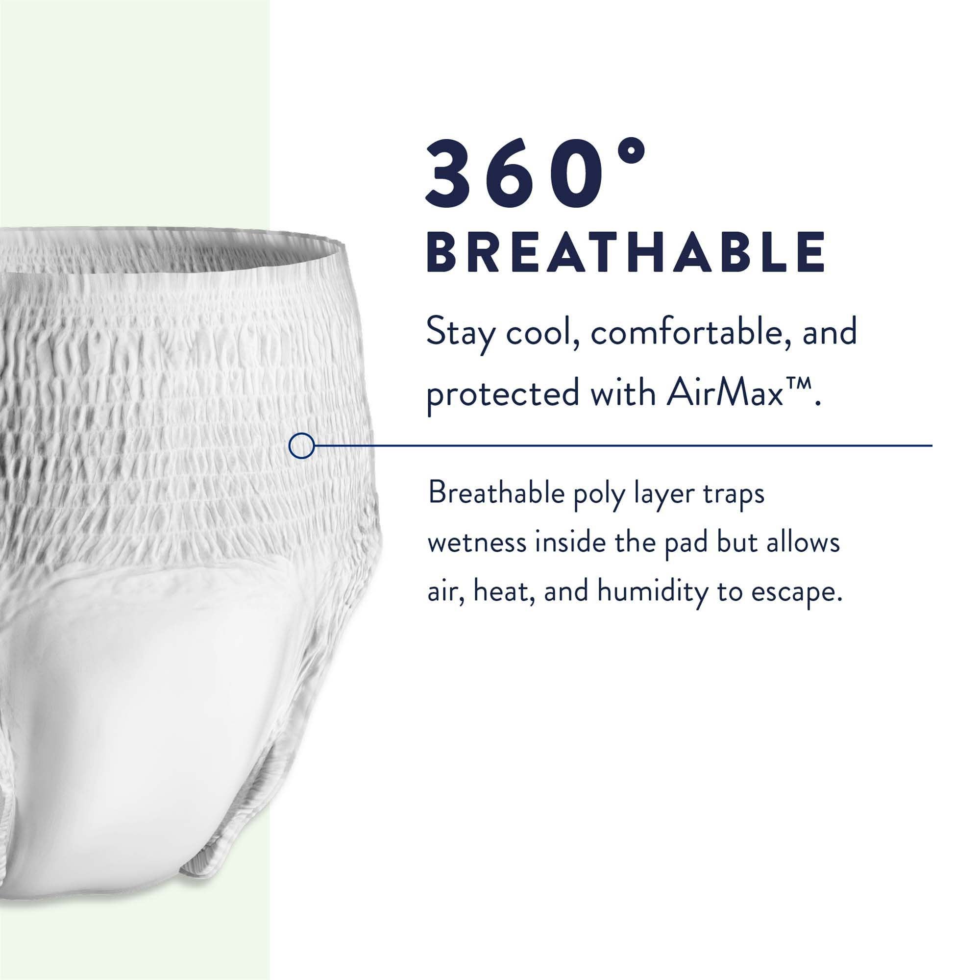 Absorbent Underwear Prevail® Per-Fit® Extra Pull On with Tear Away Seams Adult 2X-Large Unisex Disposable Heavy Absorbency - image 6