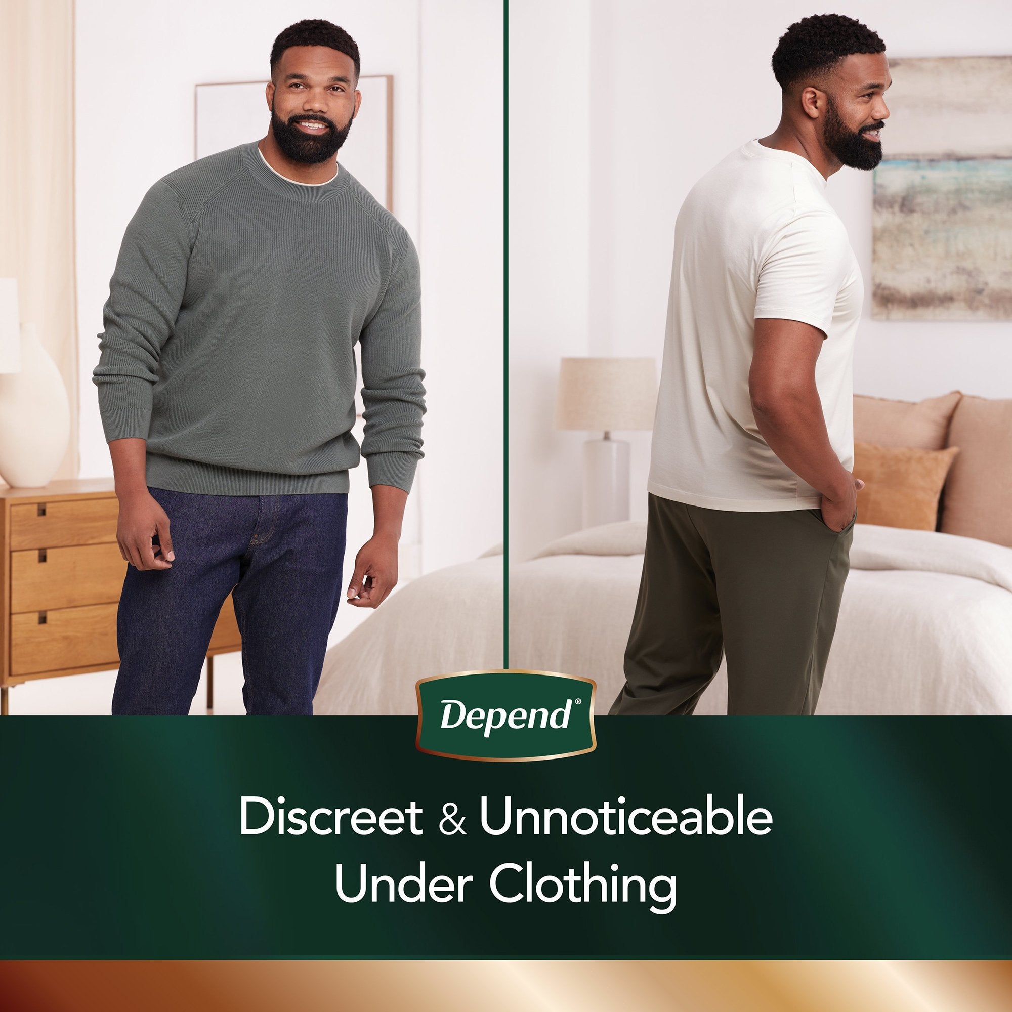 Absorbent Underwear Depend® Real Fit® Waistband Style Adult Small / Medium Male Disposable Heavy Absorbency - image 3